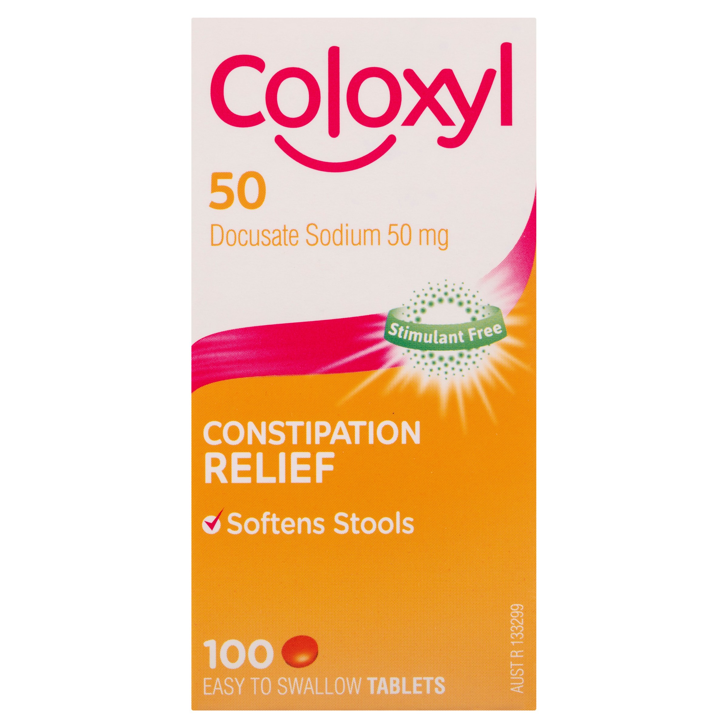 Coloxyl 50mg - 100 tablets - Image 1