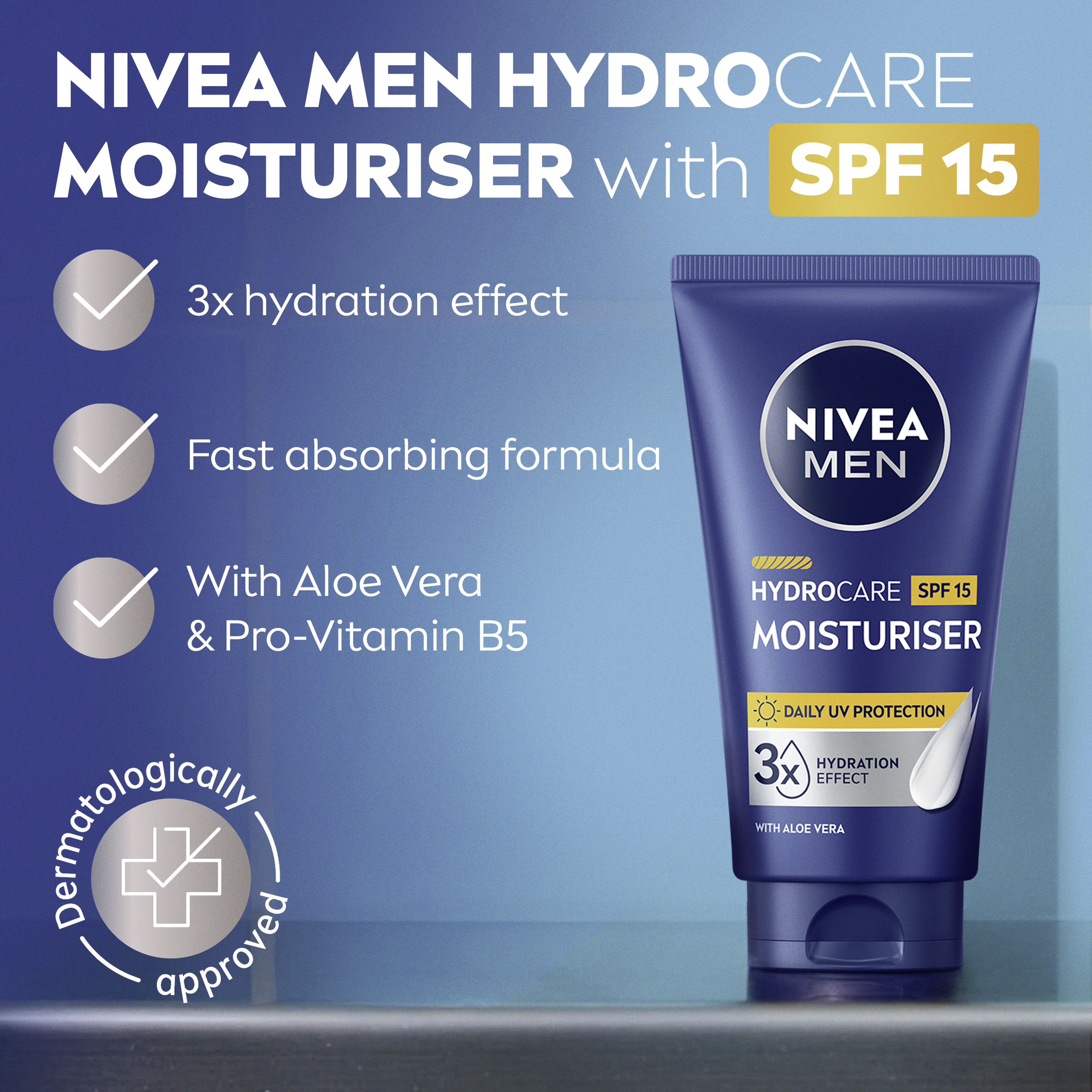 Nivea For Men Protective Moisturiser SPF15+ 75ml - Image 8