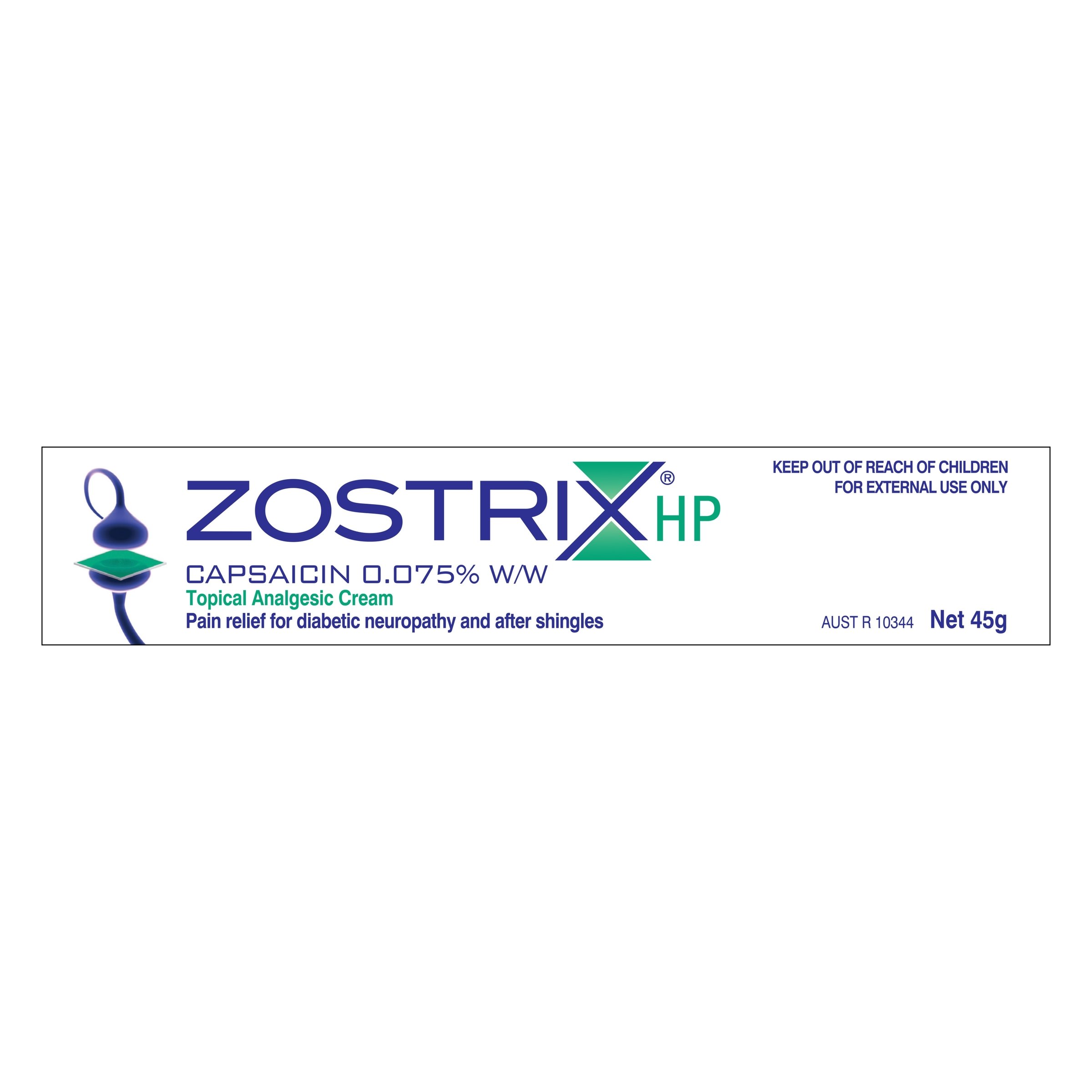 Zostrix HP 0.075% Topical Analgesic Cream 45g - Image 2