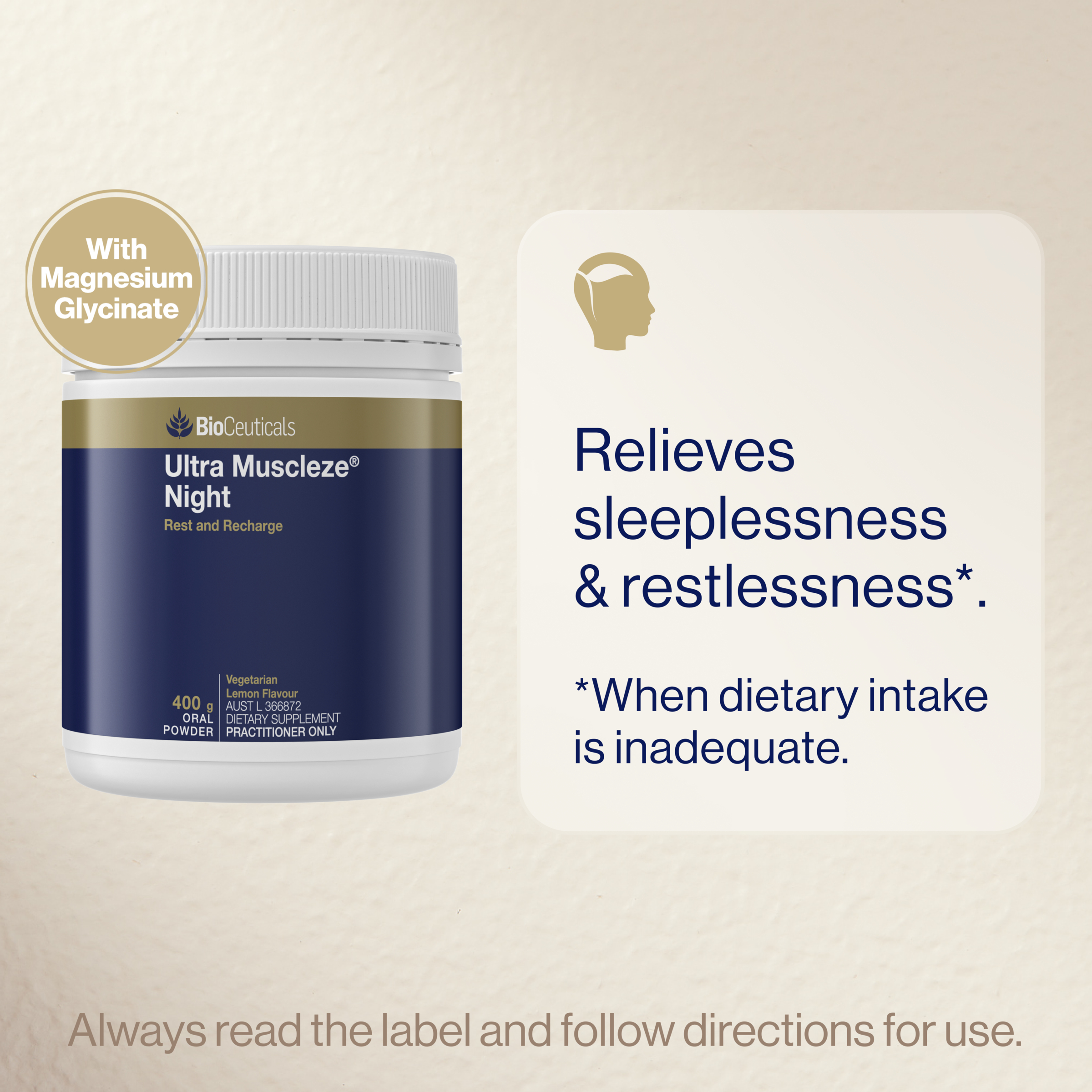 BioCeuticals Ultra Muscleze Night 400g - Image 6