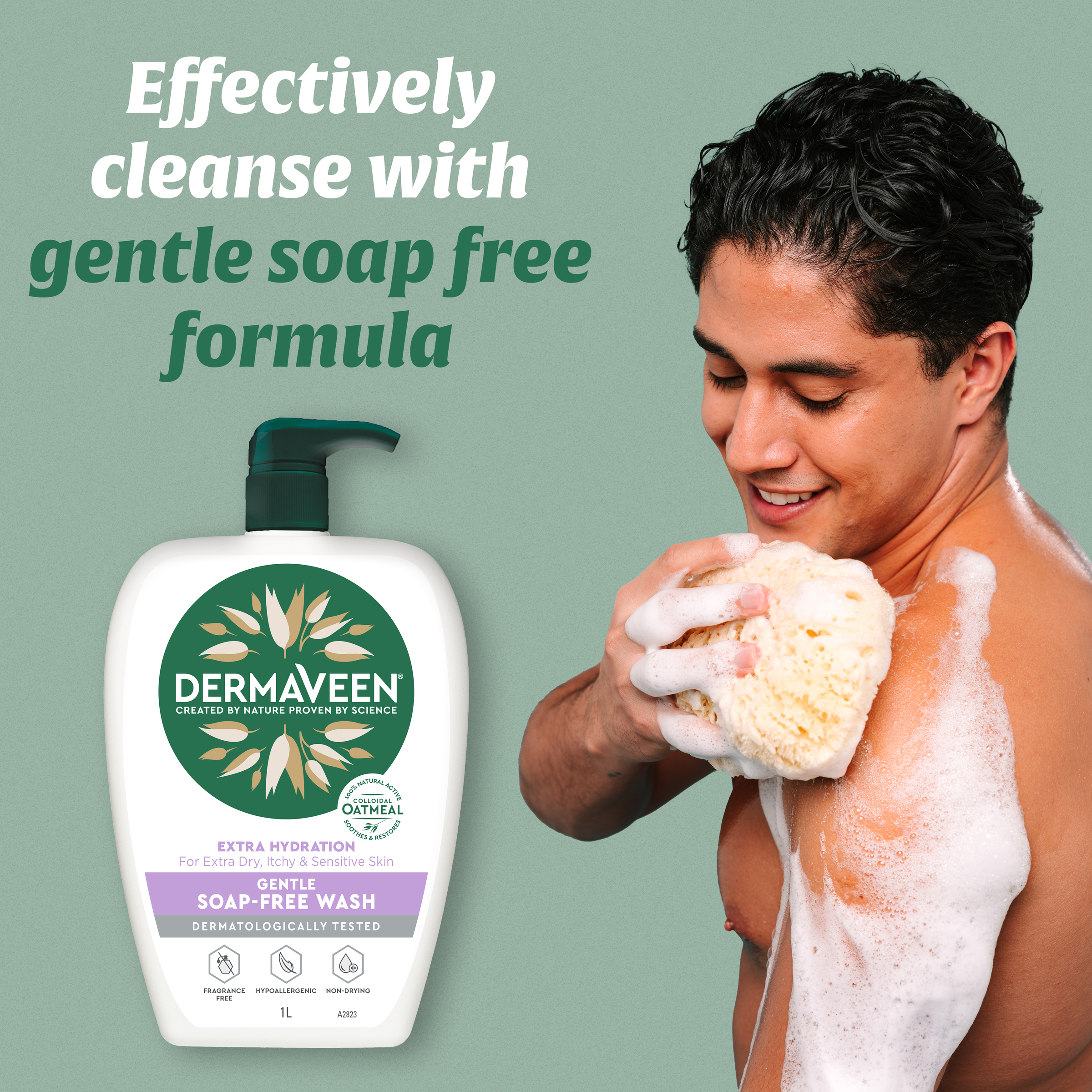 DermaVeen Extra Gentle Soap Free Wash 250ml - Image 5