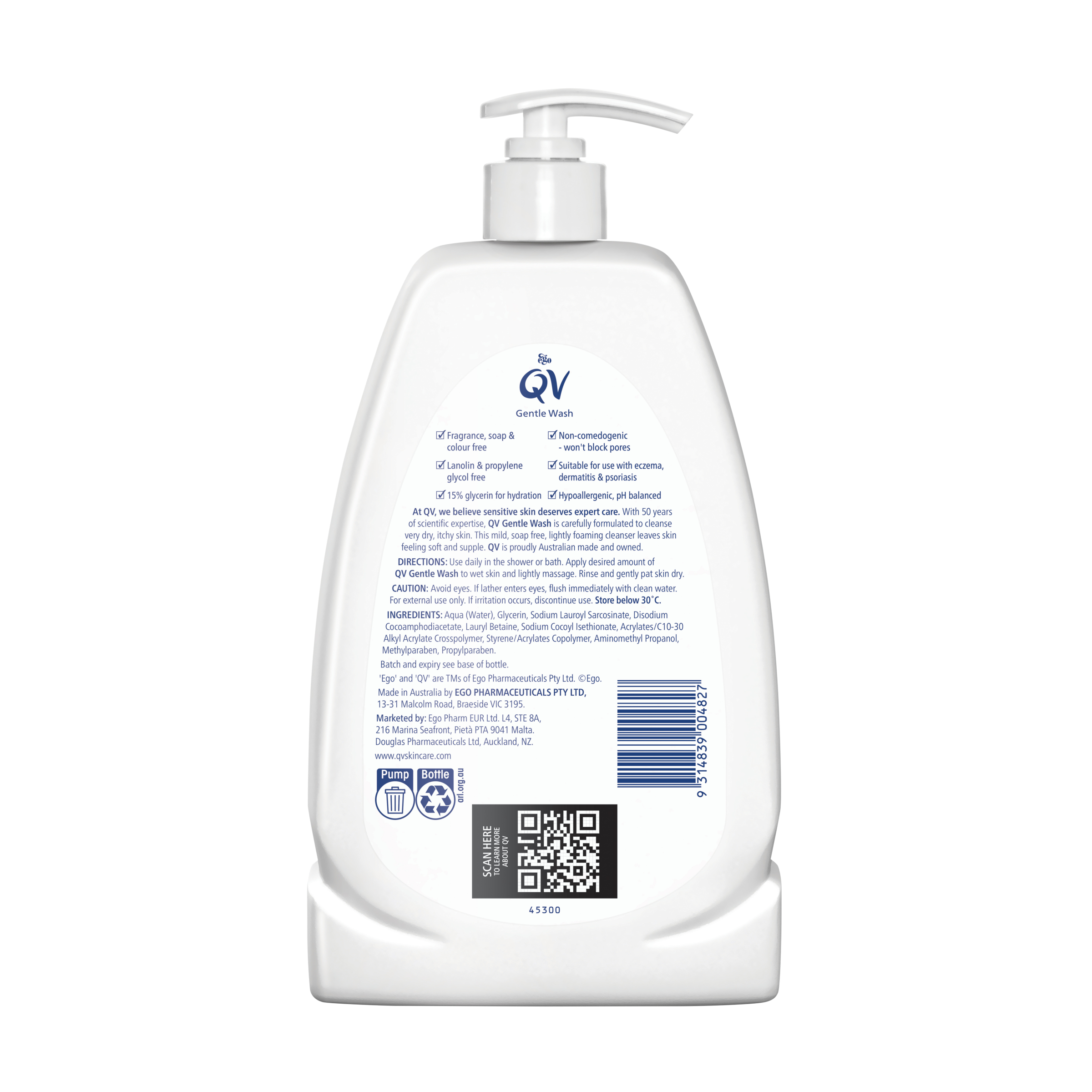 Ego QV Gentle Wash 1 litre - Image 2