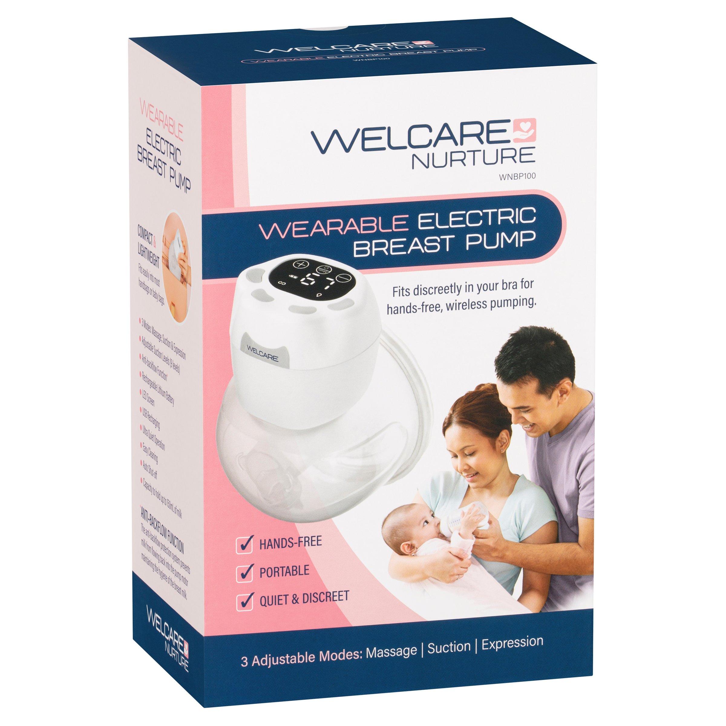Welcare Nurture Wearable Electric Breast Pump Wnbp100 1 each - Image 10