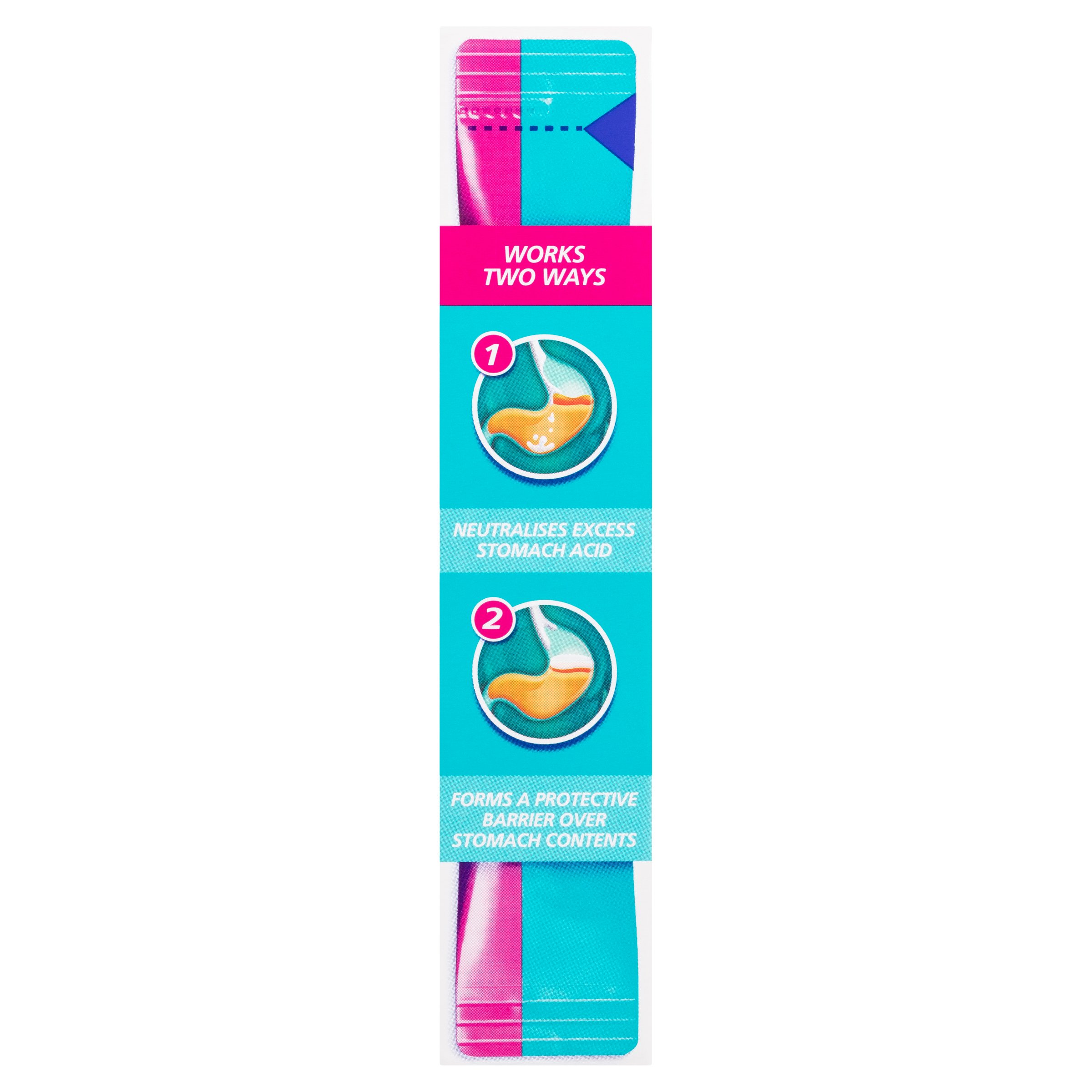 Gaviscon Dual Action Liquid Sachets 10ml - 12 pack - Image 3