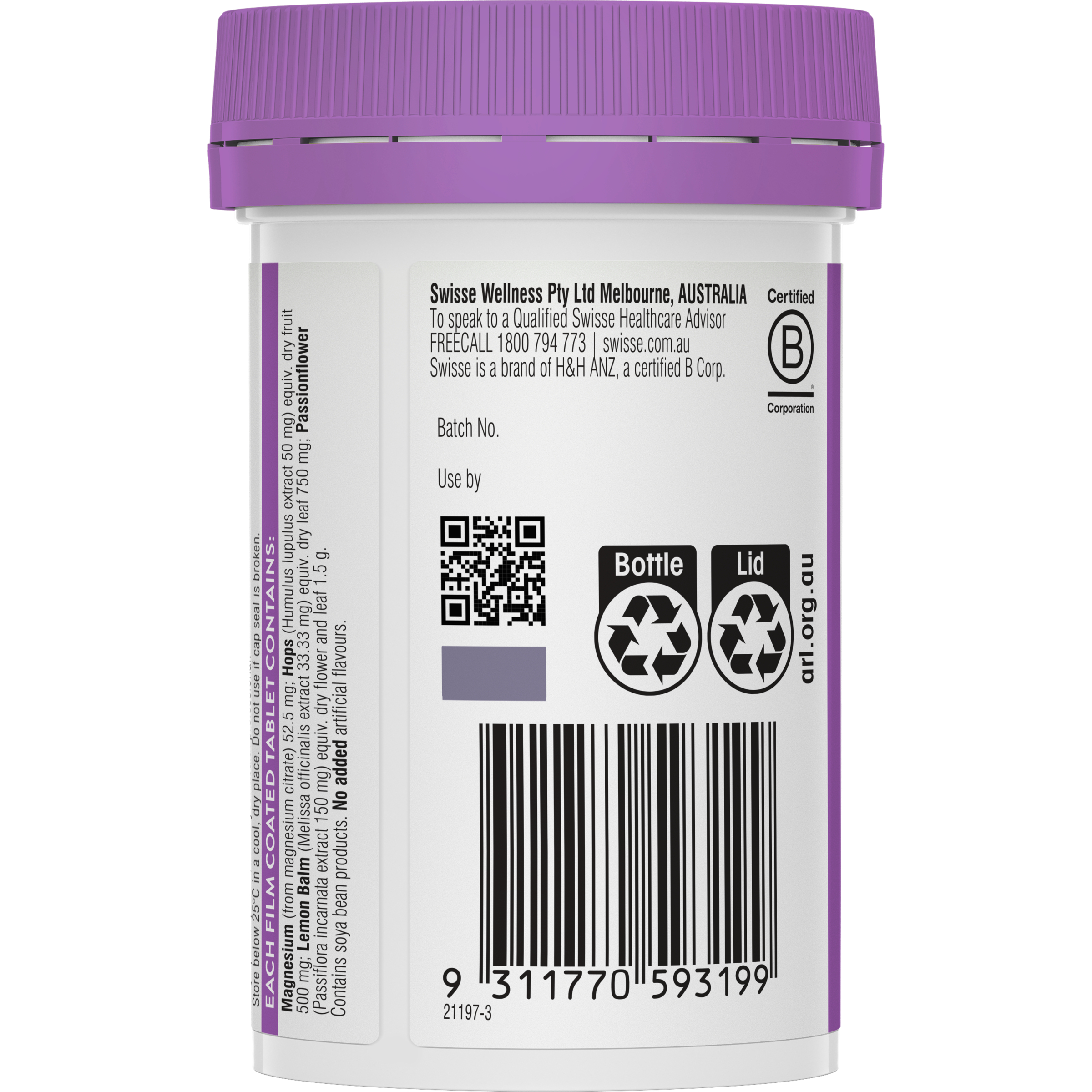 Swisse Ultiboost Relax & Sleep 60 tablets - Image 3
