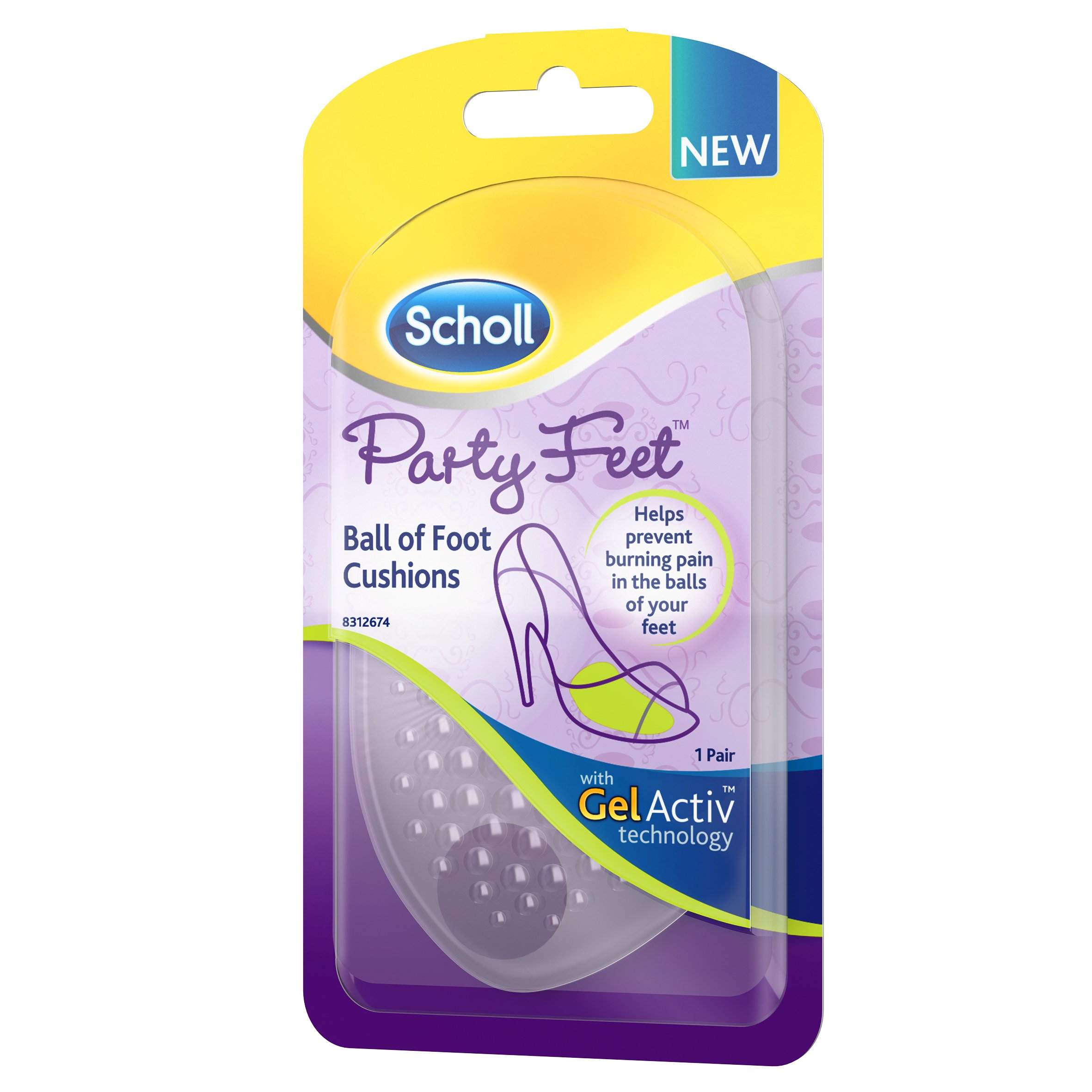 Scholl Party Feet Gel Cushions 1 pair - Image 5