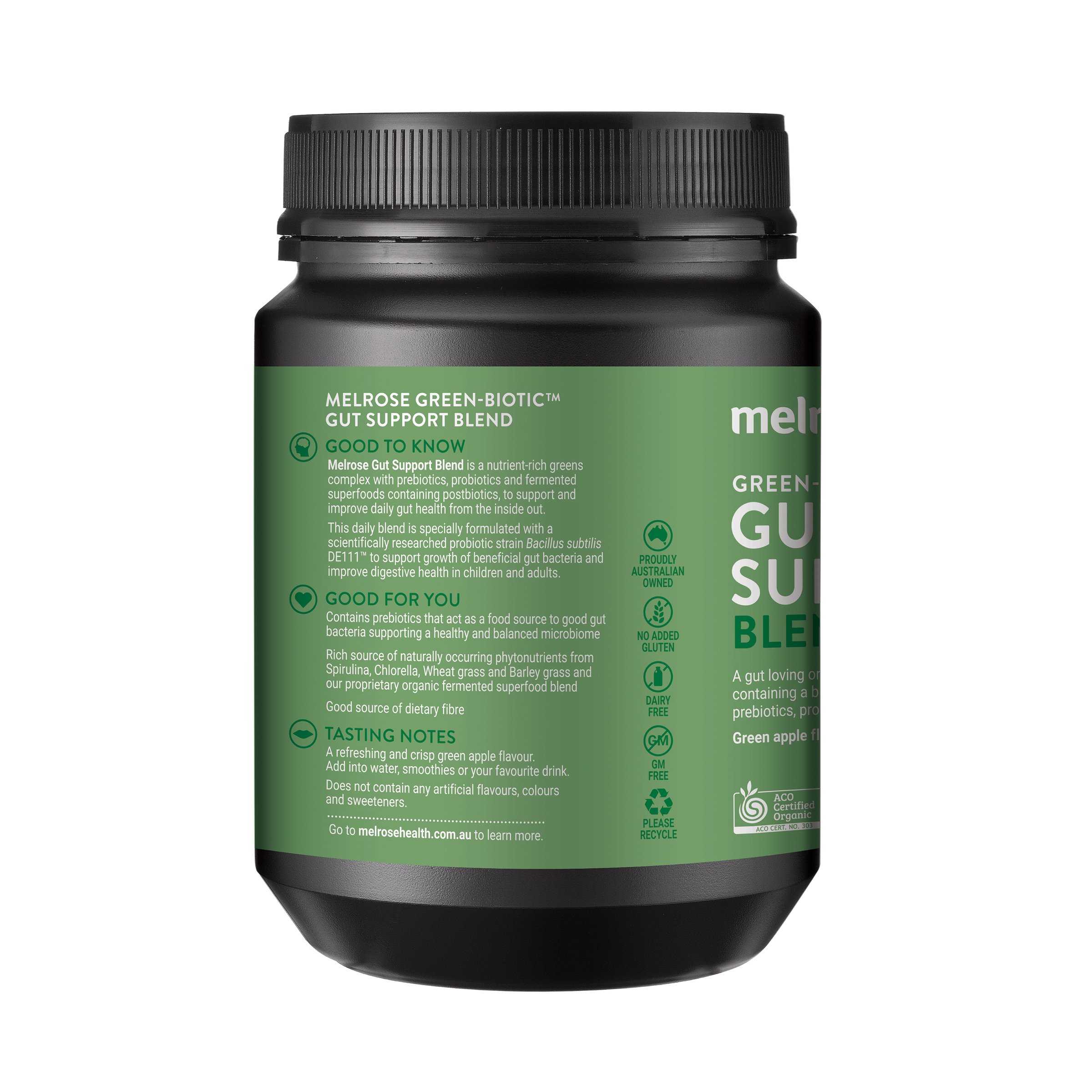Melrose Green-Biotic Gut Support Blend 195g - Image 3