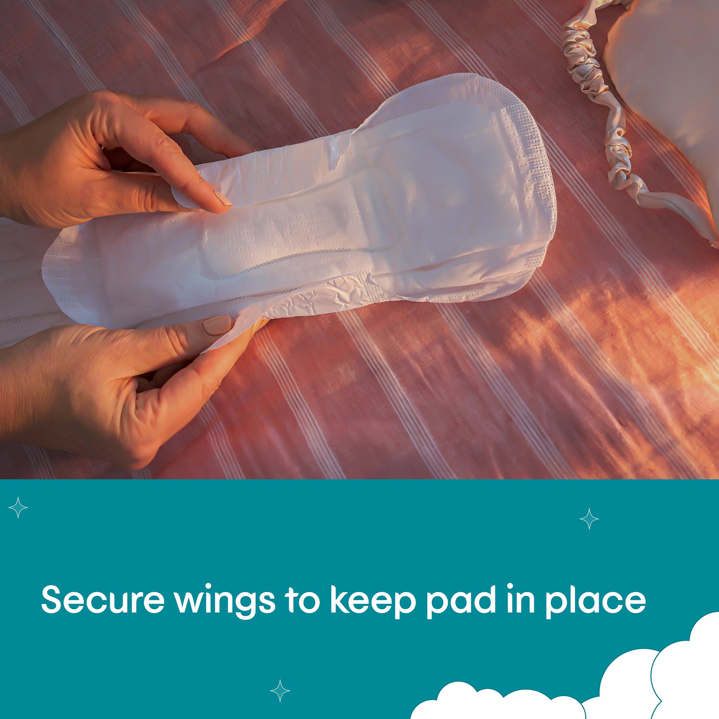 U By Kotex Maxi Ultimate Overnight Wing 6 - 41cm - Image 7