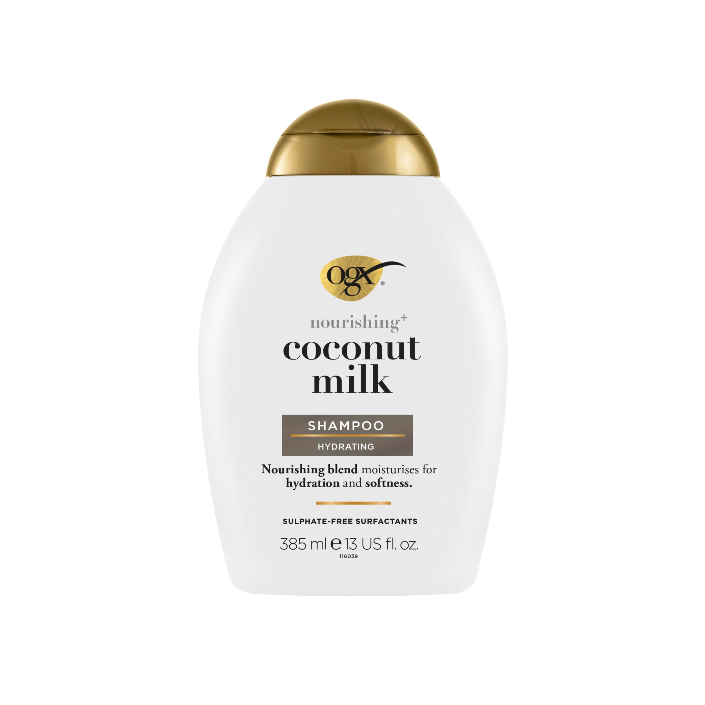 OGX Nourishing Coconut Milk Shampoo 385ml - Image 1