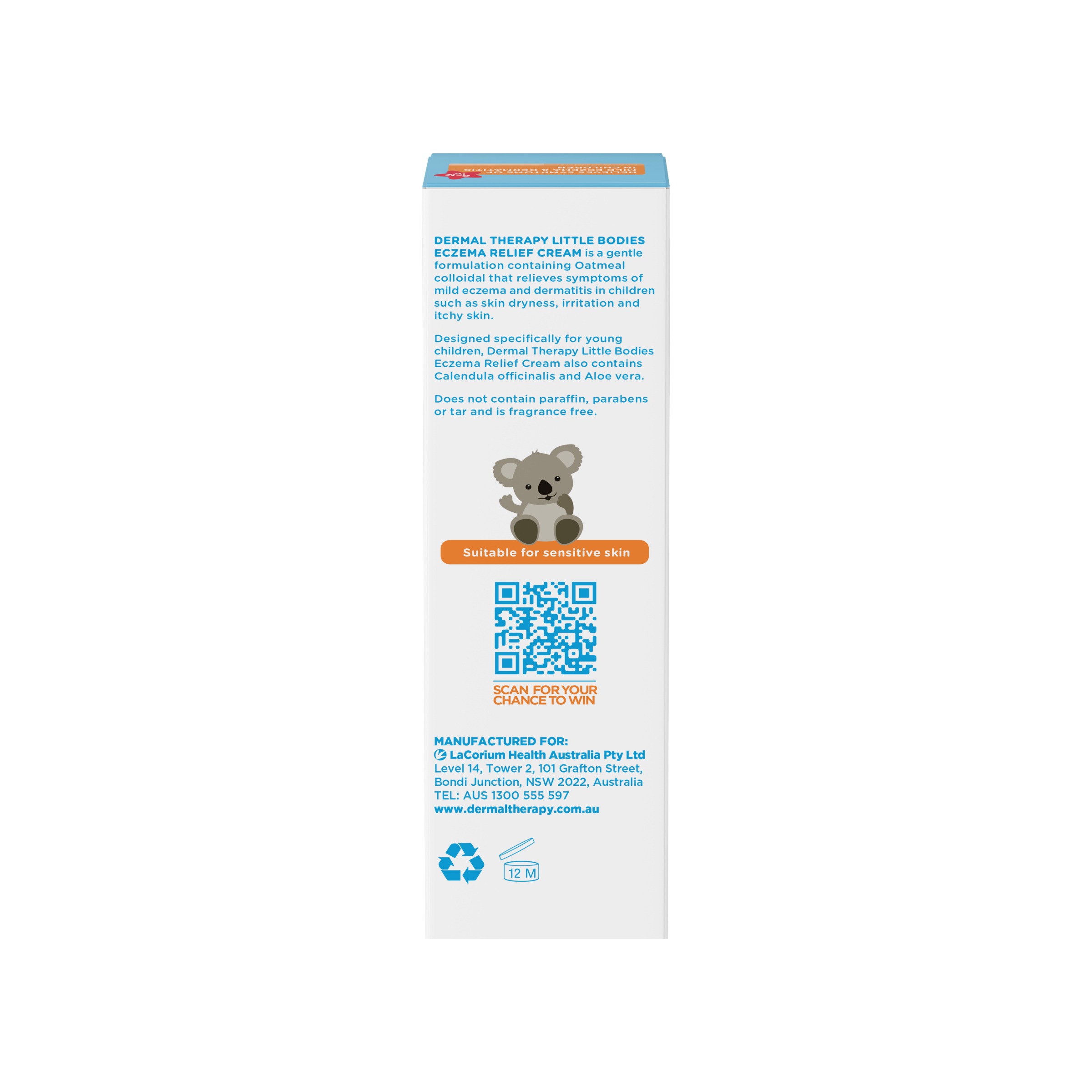 Dermal Therapy Little Bodies Eczema Relief Cream Tube 56g - Image 2