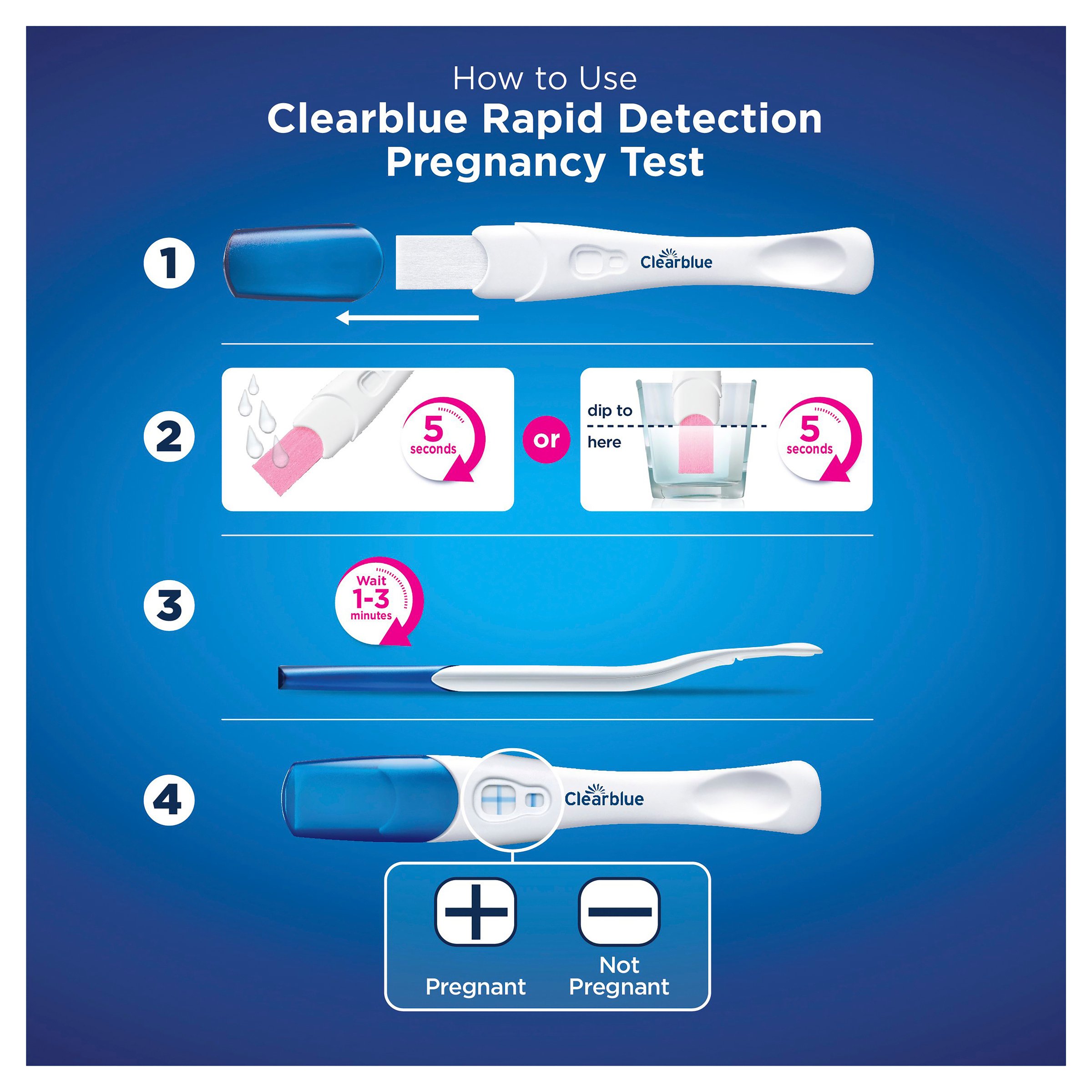 Clearblue Plus Pregnancy Test 1 pack - Image 5