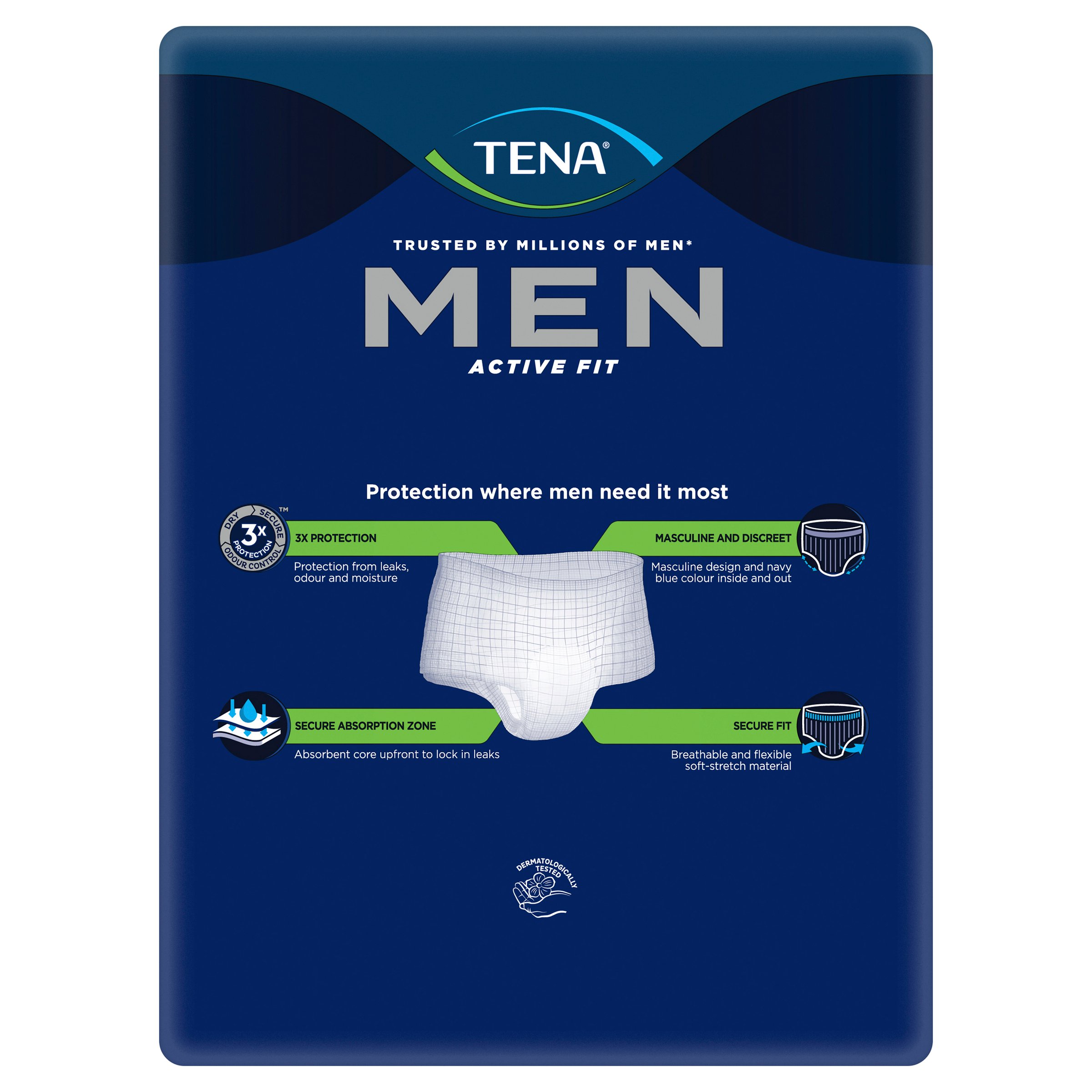 Tena Pant Men Active Fit Plus Large 8 pack - Image 2