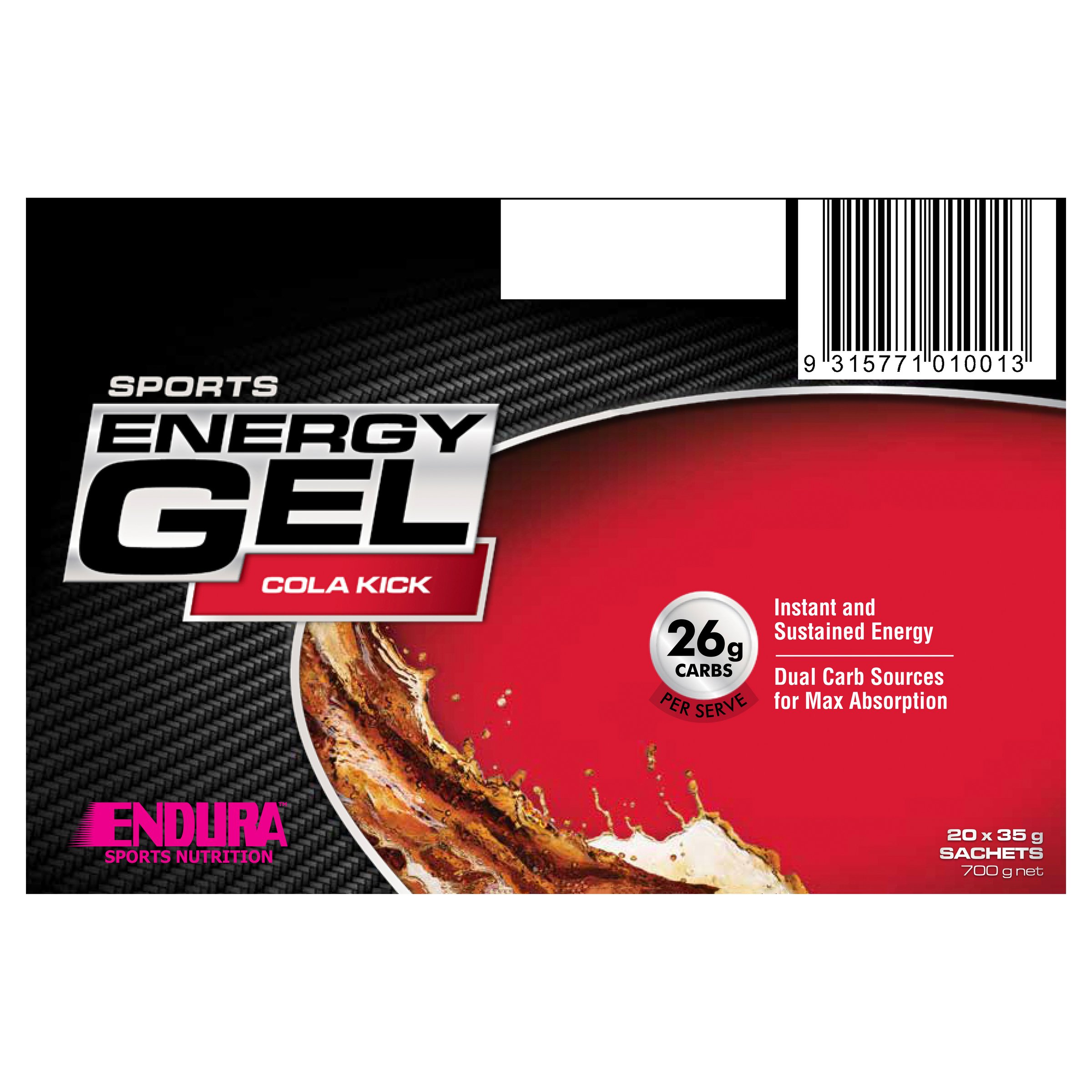 Endura Sports Energy Gel Cola 35g - Image 3