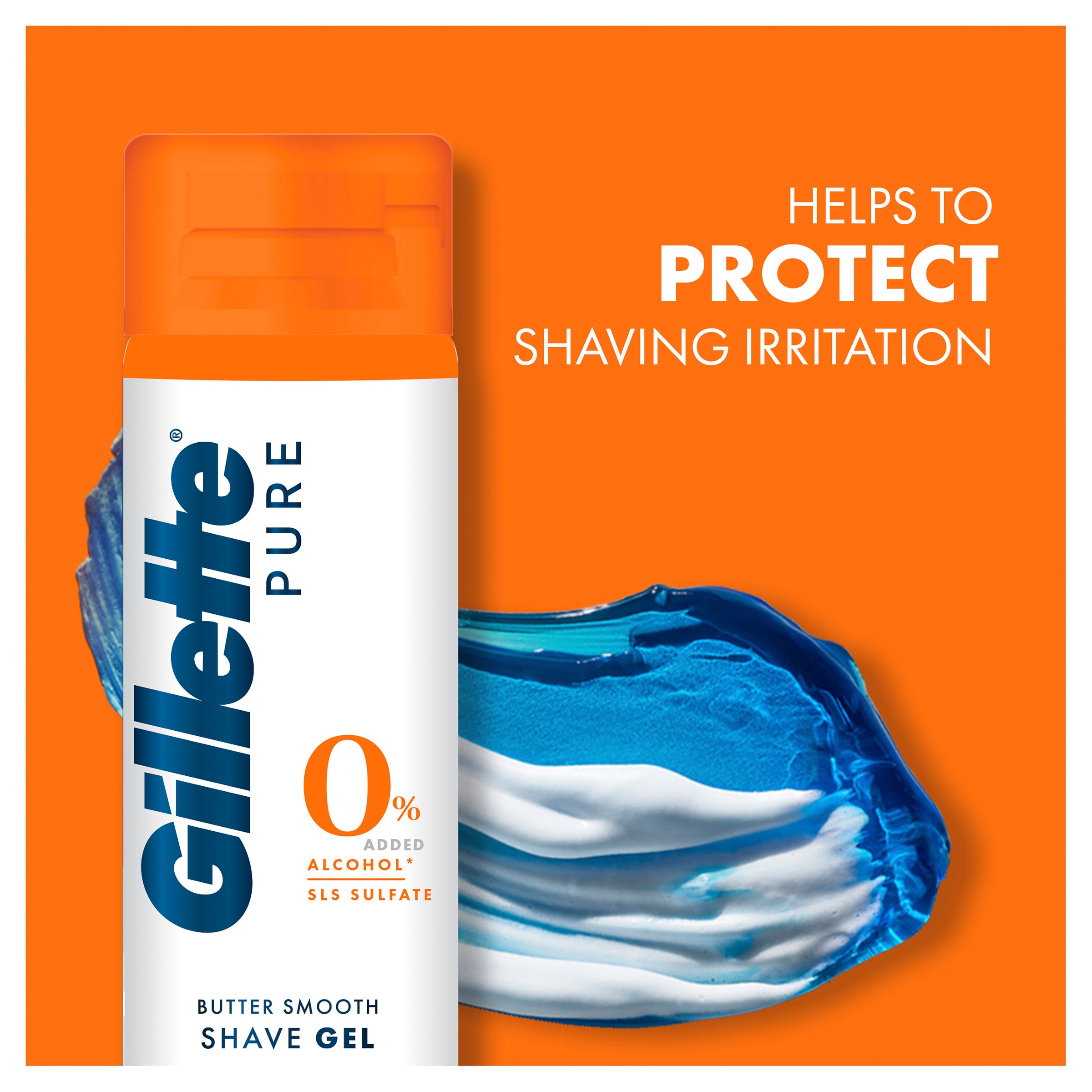 Gillette Pro Skin Hydrating Shave Gel Shea Butter 195g - Image 5
