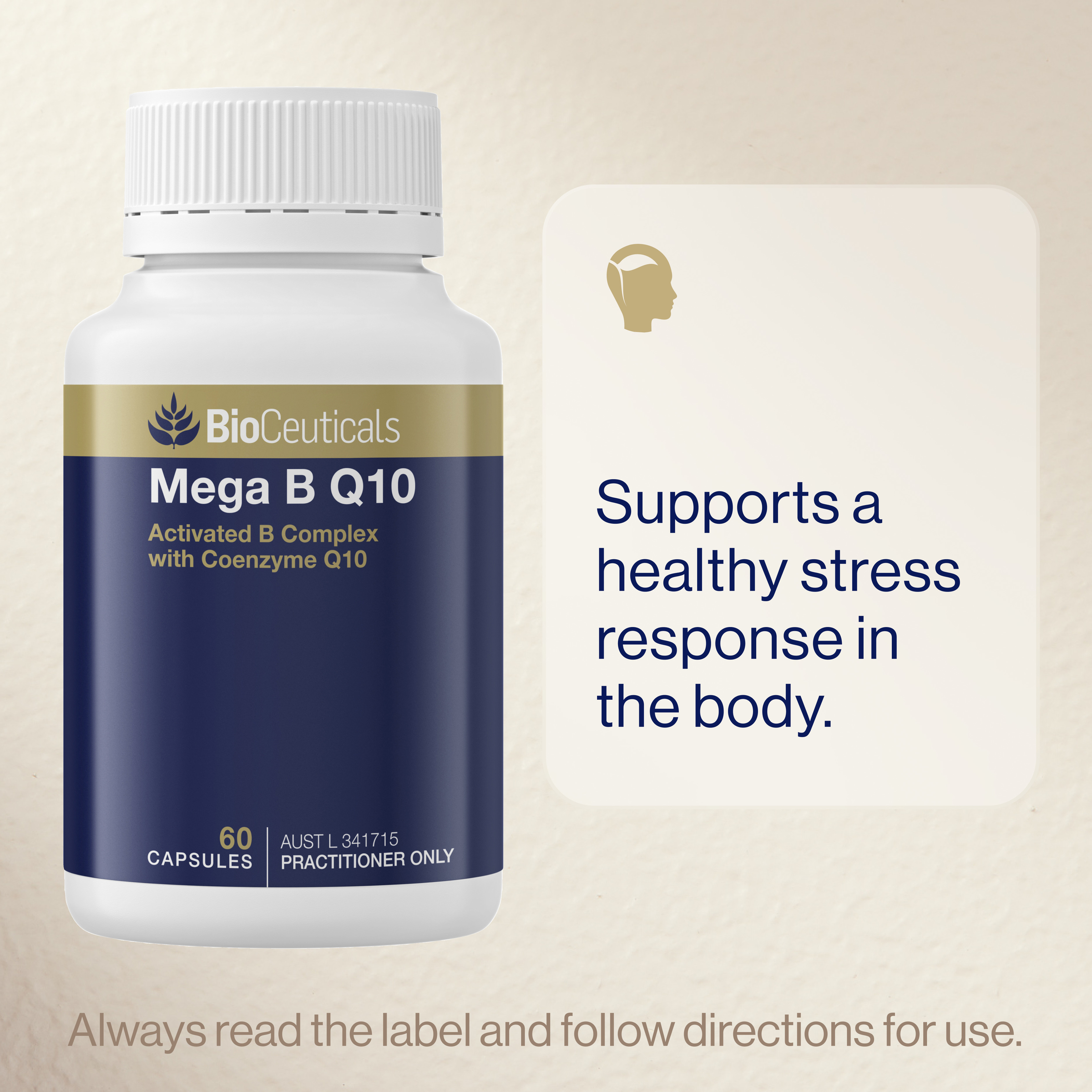 BioCeuticals Mega B Q10 - 60 capsules - Image 6