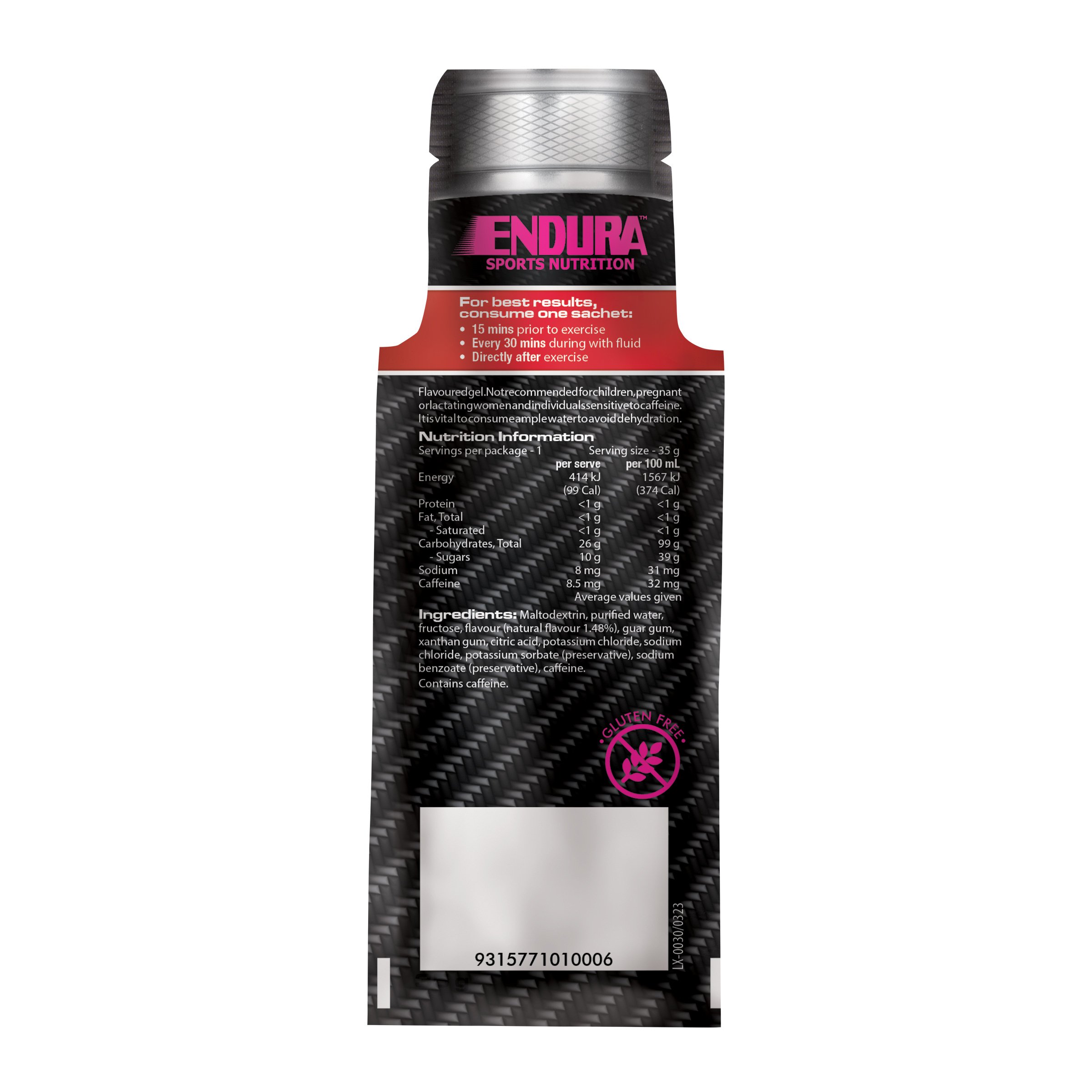 Endura Sports Energy Gel Cola 35g - Image 2