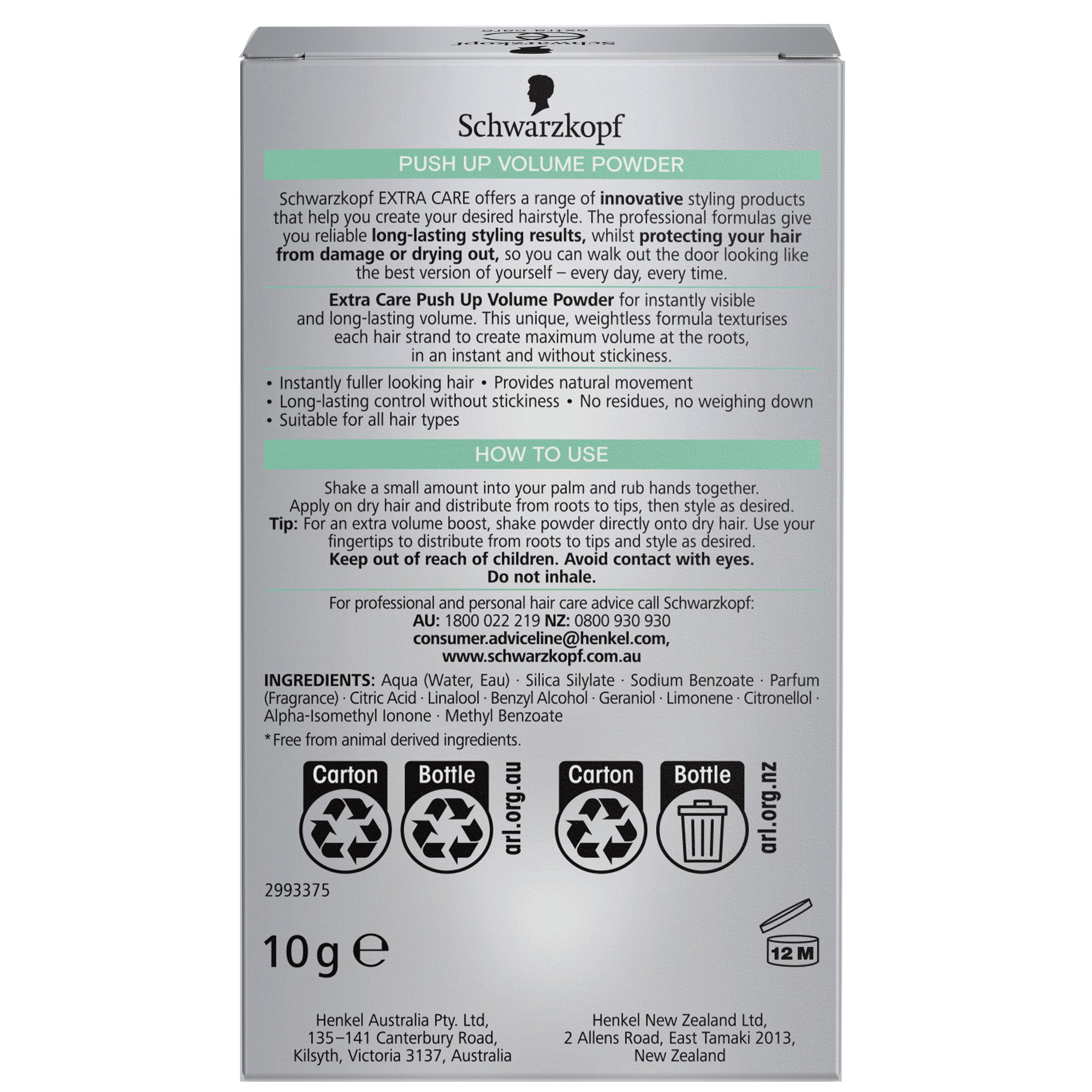 Schwarzkopf EC Instant Volume Powder 10g - Image 2