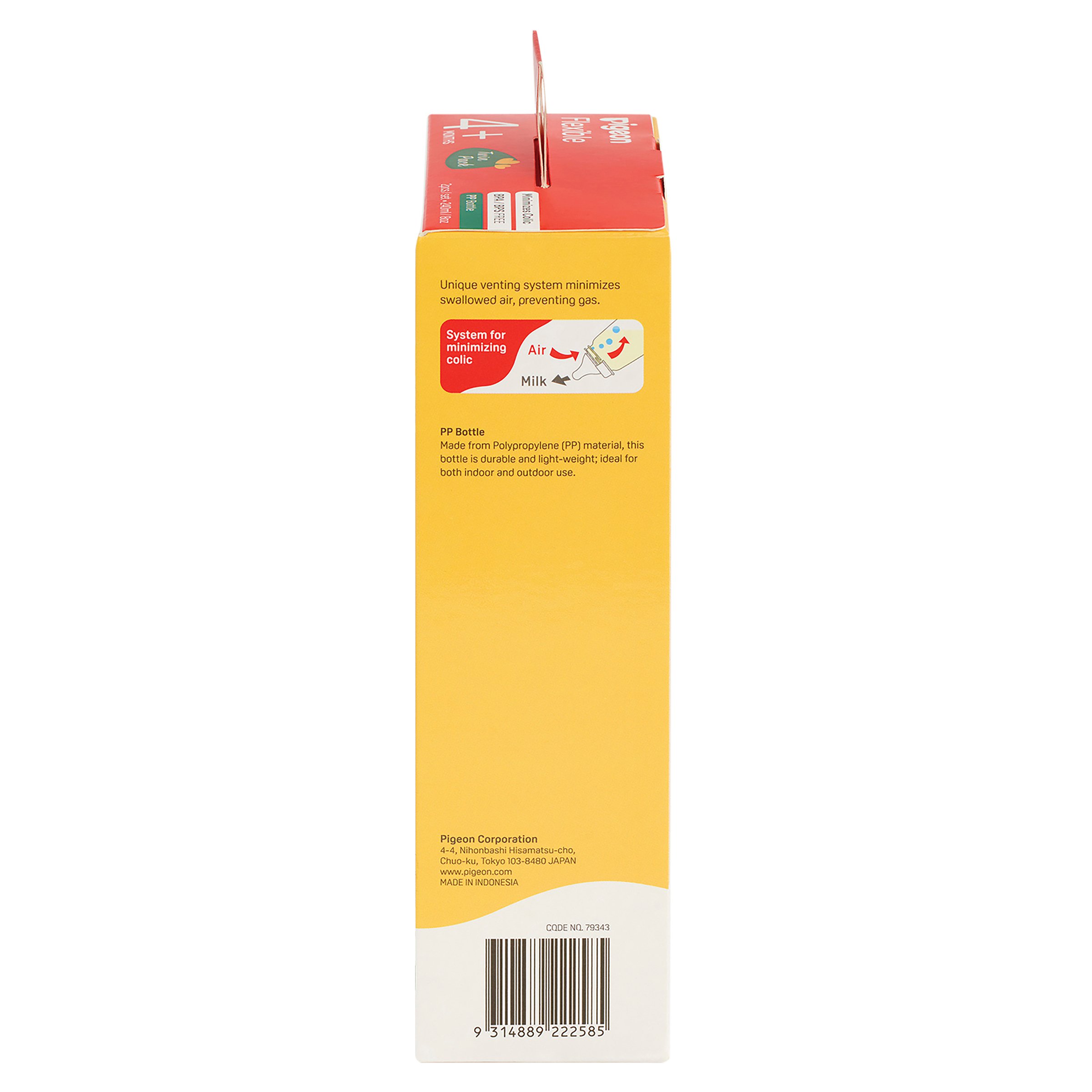 Pigeon Slim Neck Bottle 240ml (PP) 2 pack - Image 4