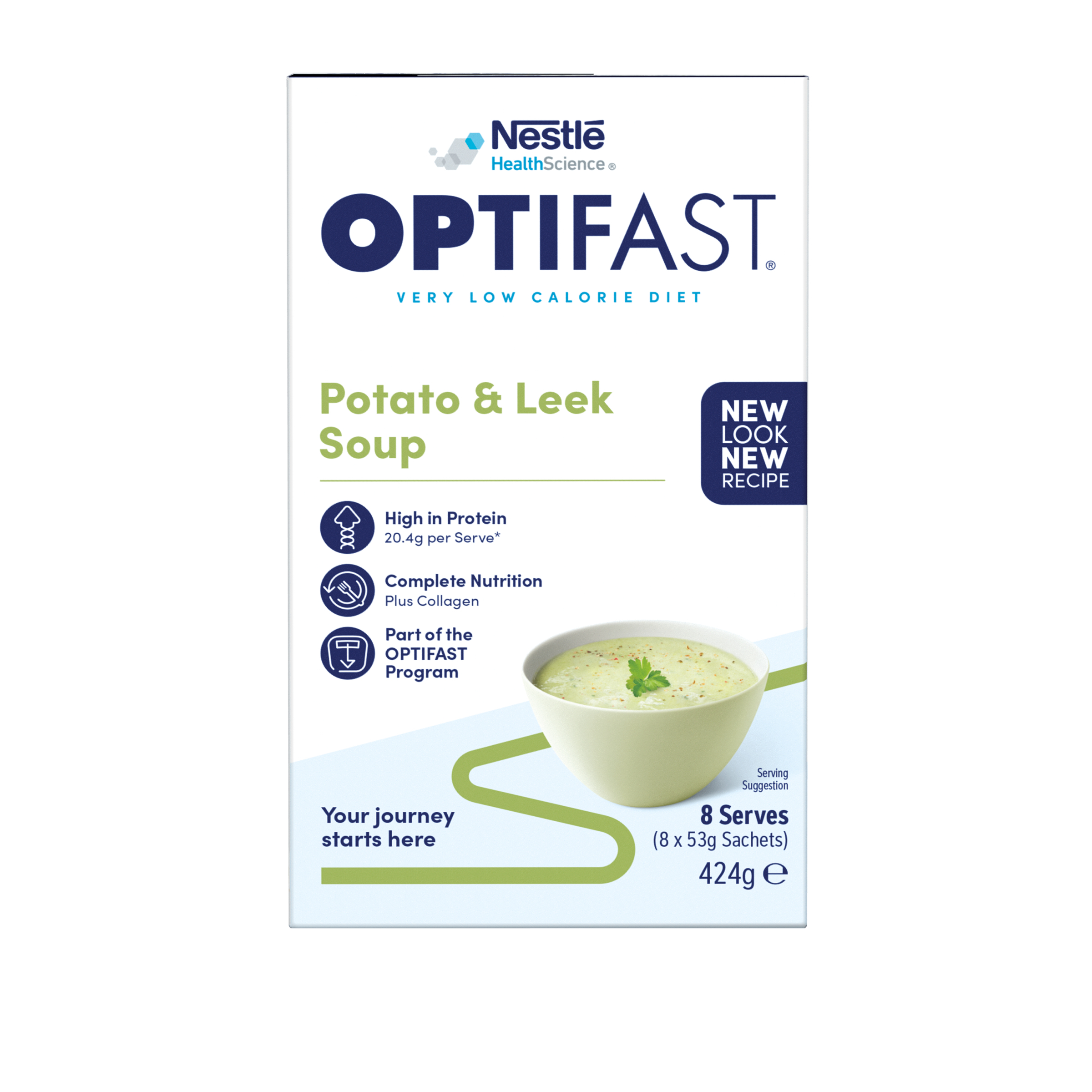 Optifast VLCD Soup Potato Leek 8 pack - Image 4