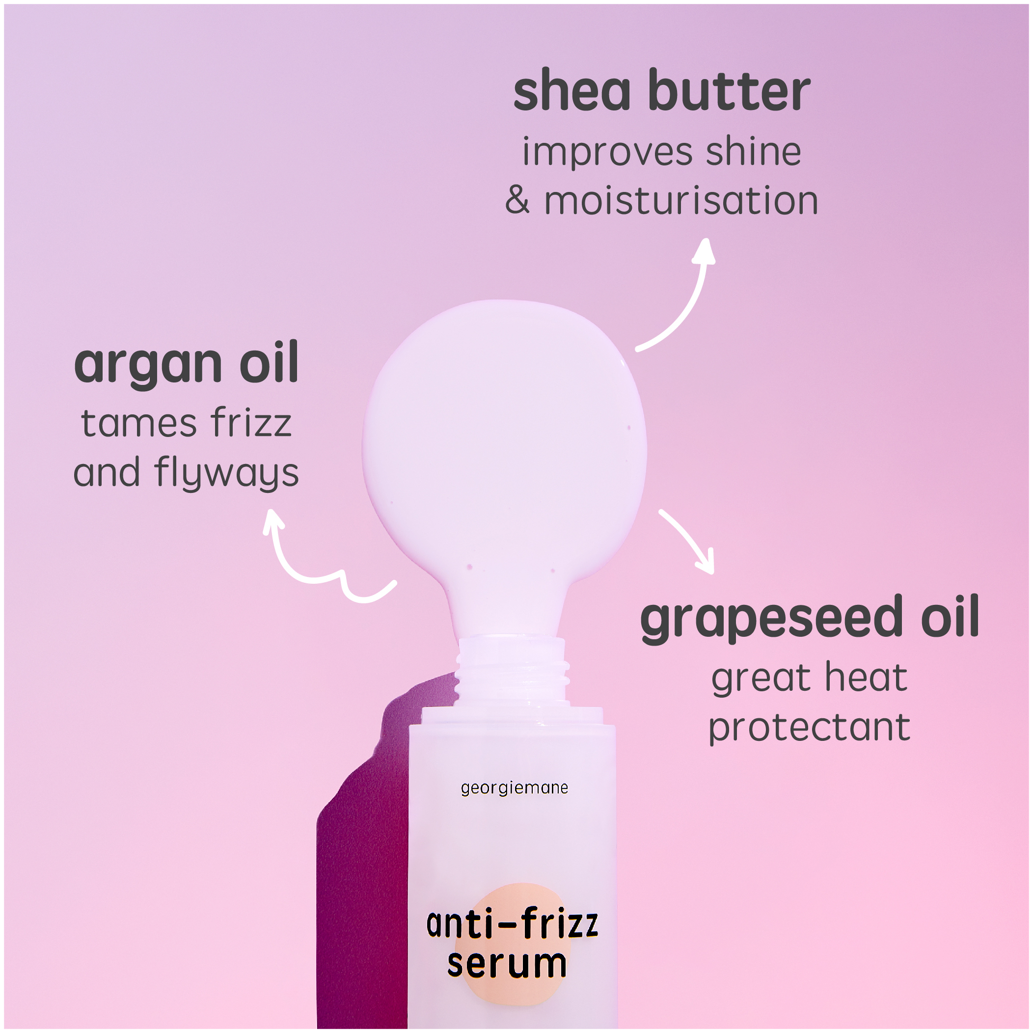 Georgiemane Anti-Frizz Serum 100ml - Image 3
