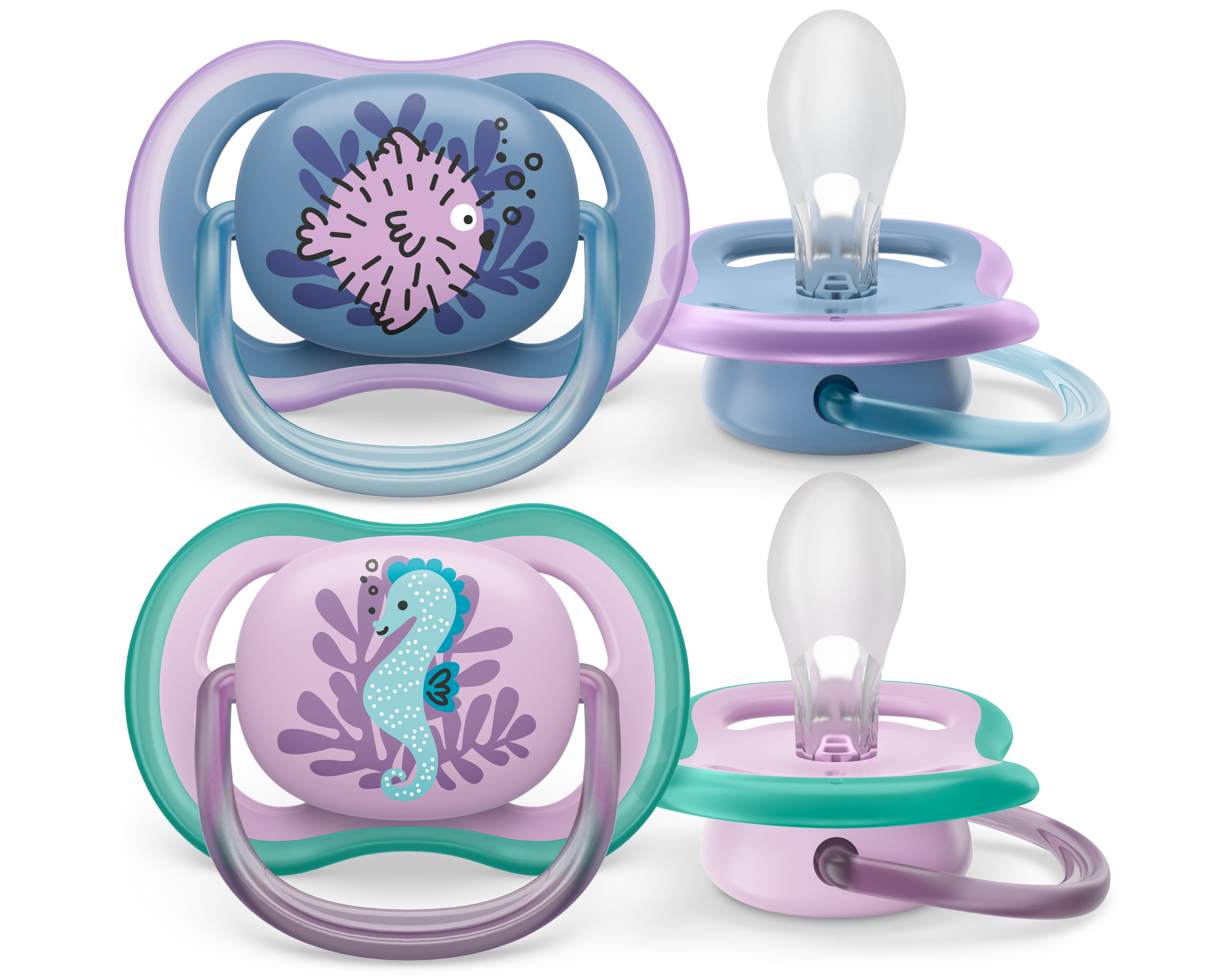 Avent Ultra Air Soother 6-18 Months Deco Mixed 2 pack - Image 3
