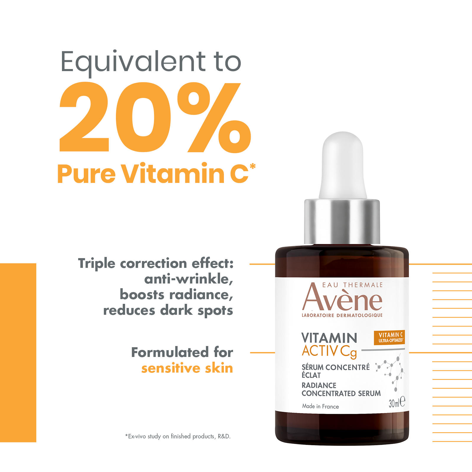 Avene Vitamin Activ Cg Radiance Concentrated Serum - 30ml - Image 4