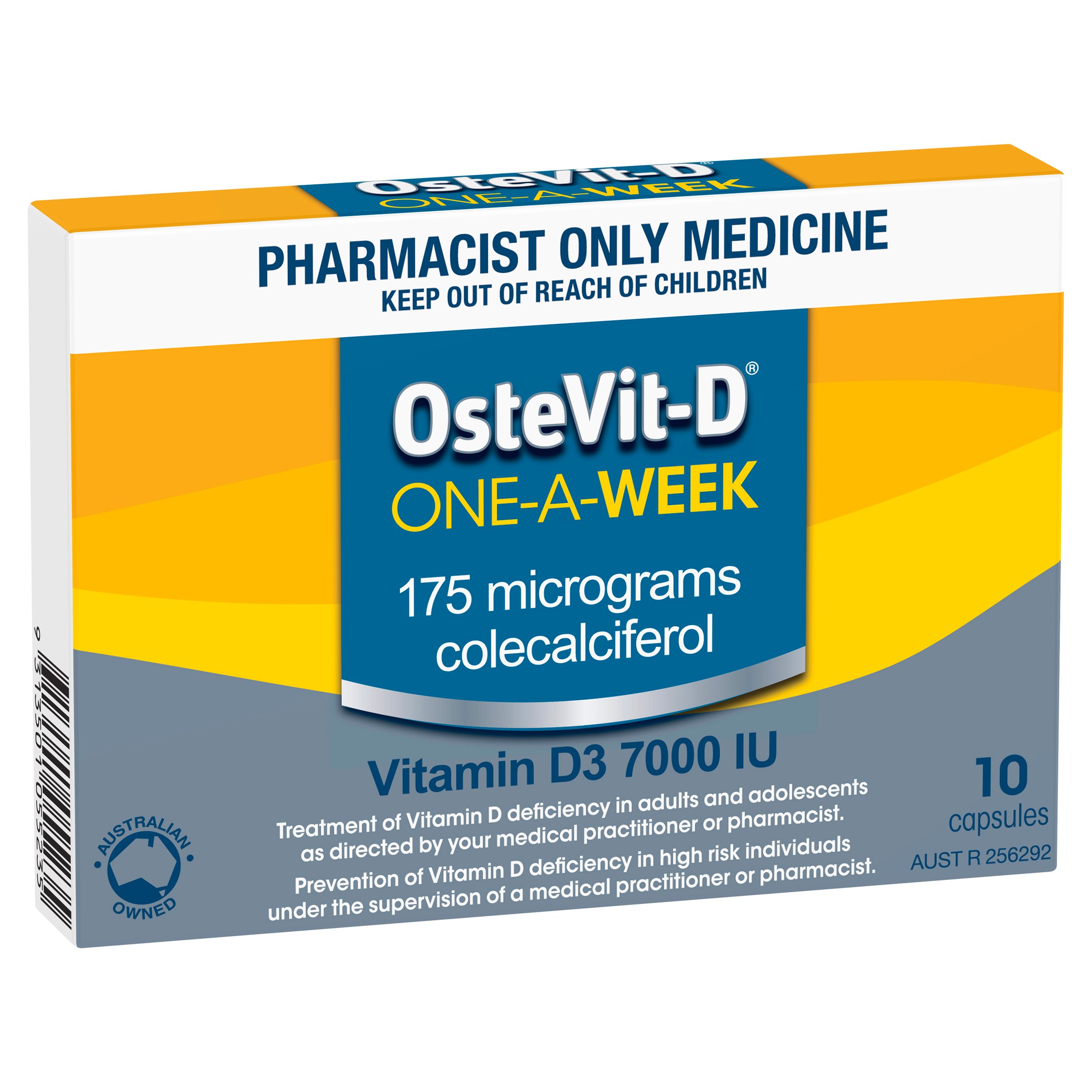 OsteVit-D One-A-Week Vitamin D3 7000IU - 10 capsules - Image 6