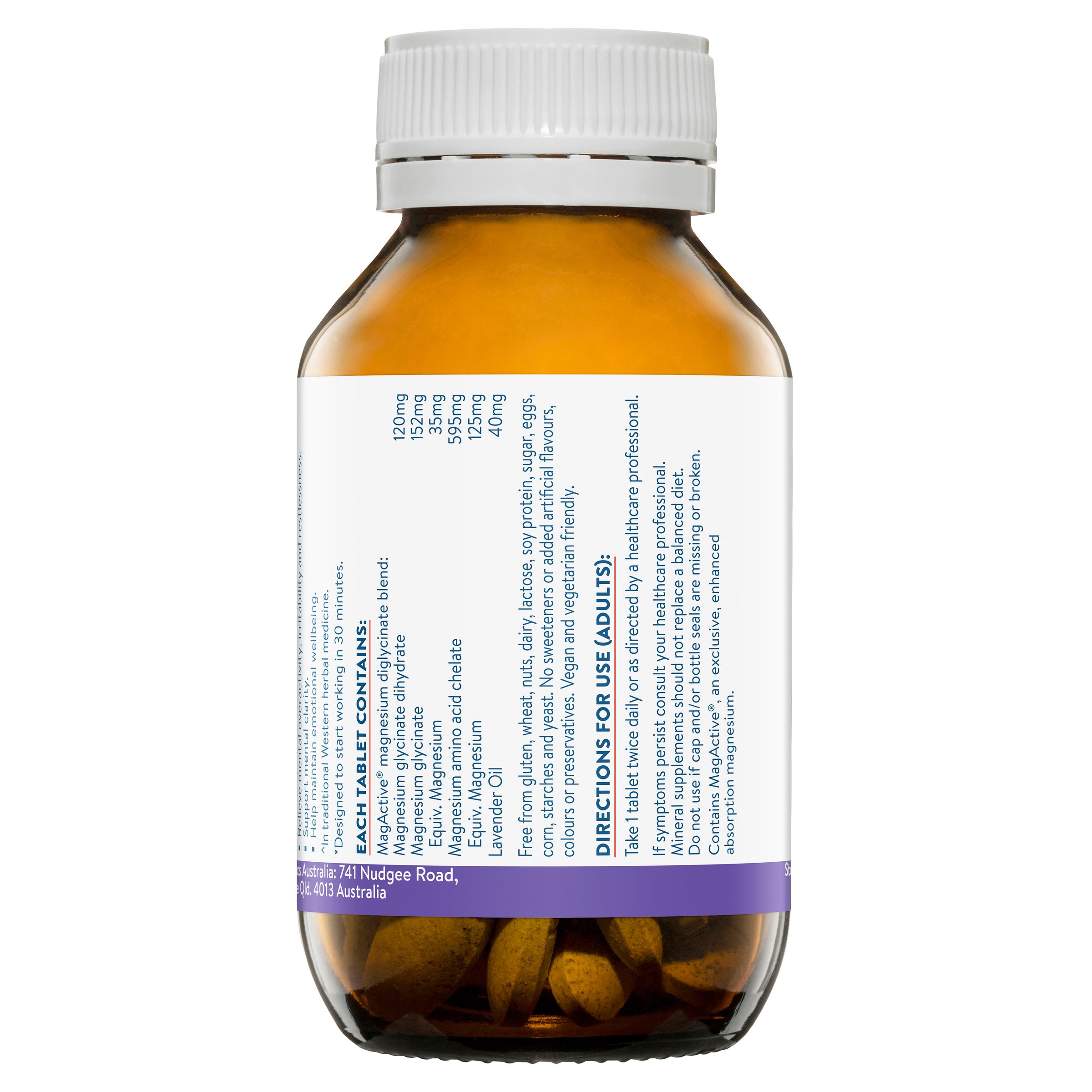Ethical Nutrients Mega Magnesium Relax 60 tablets - Image 3