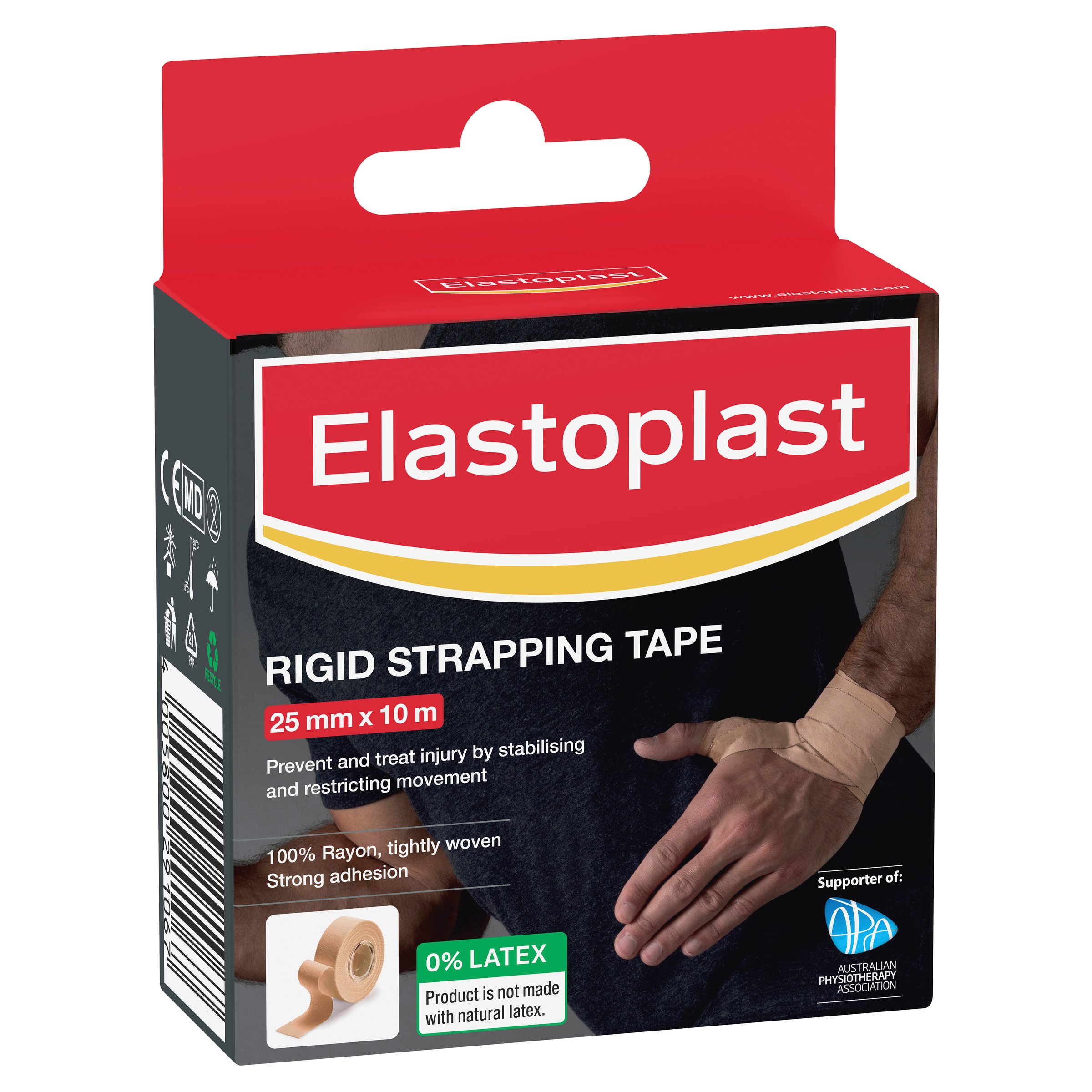 Elastoplast Sport Rigid Strapping Tape 25mm X 10m Tan - 1 roll - Image 11