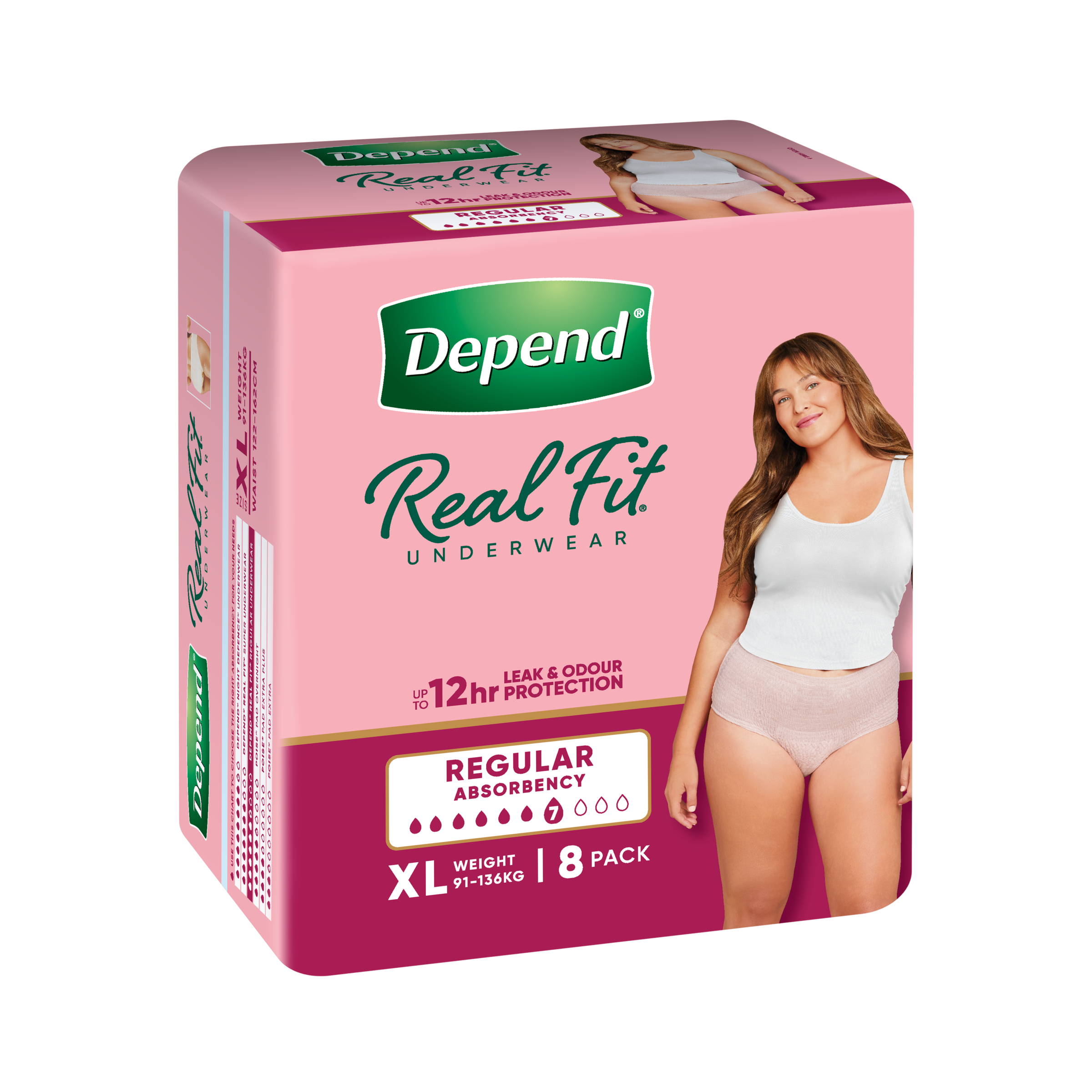 Depend Underwear RealFit Female X/Large 8 pack - Image 9