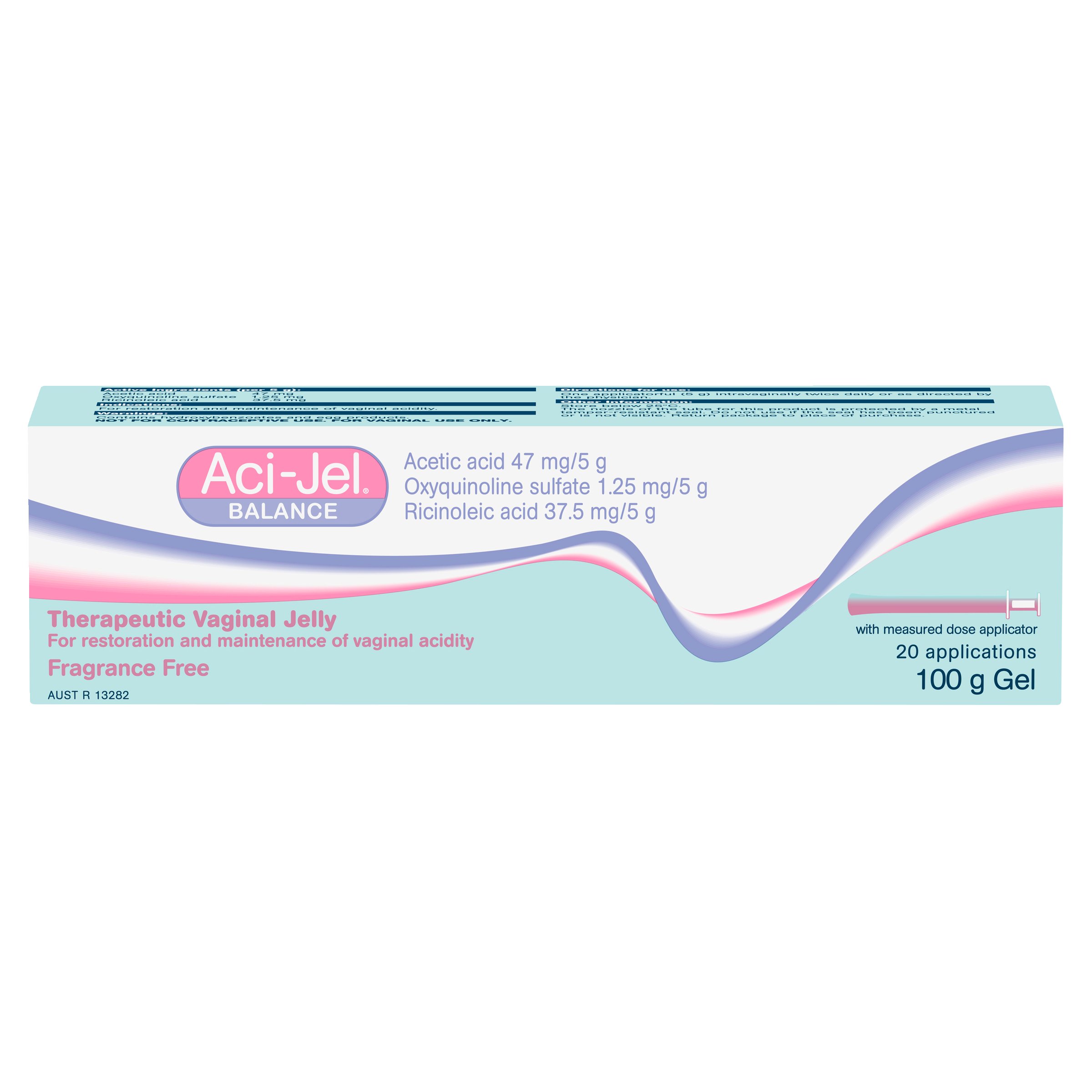 Aci-Jel Balance Therapeutic Vaginal Jelly Fragrance Free 100g - Image 1