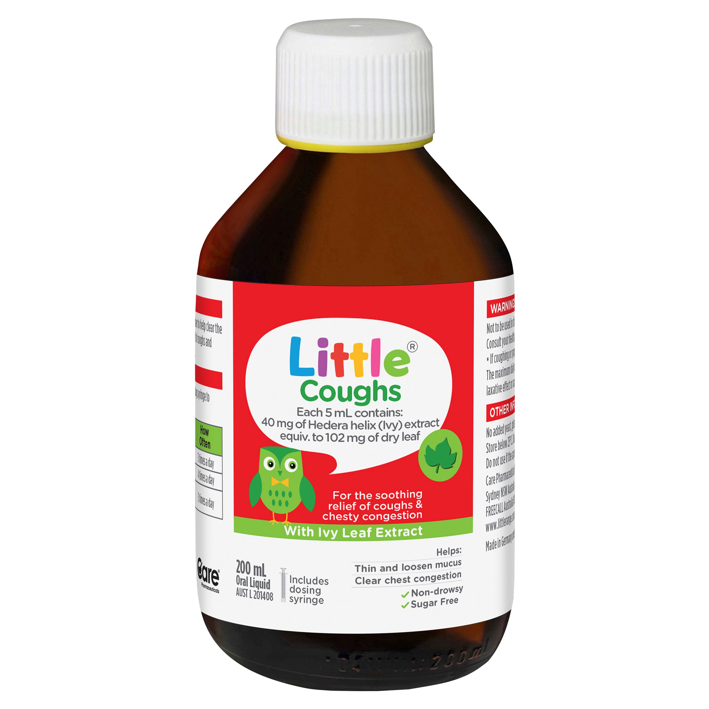 Little Coughs For Coughs & Chesty Congestion Relief 200ml - Image 12
