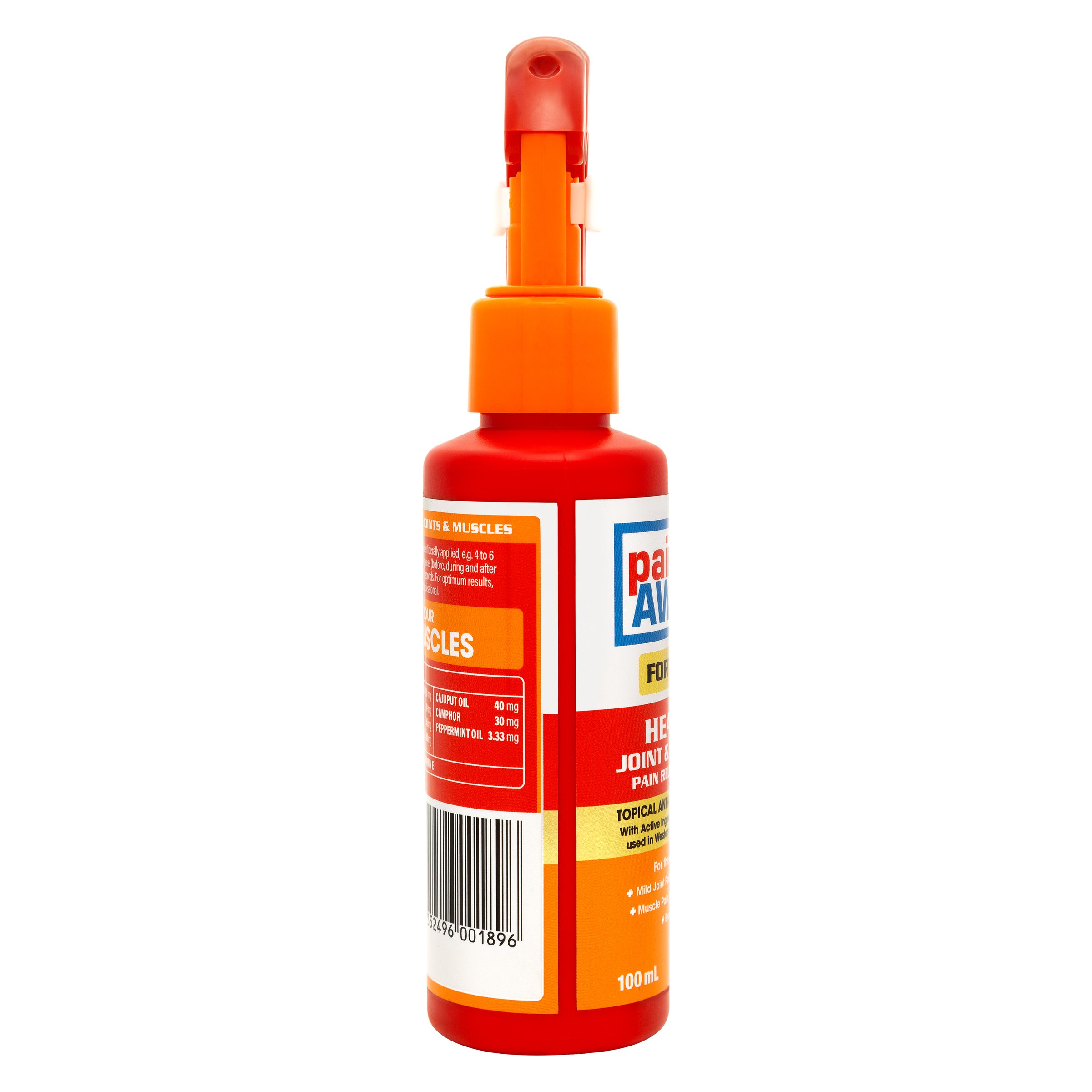 Pain Away Forte + Heat Joint & Muscle Pain Relief Spray 100ml - Image 2