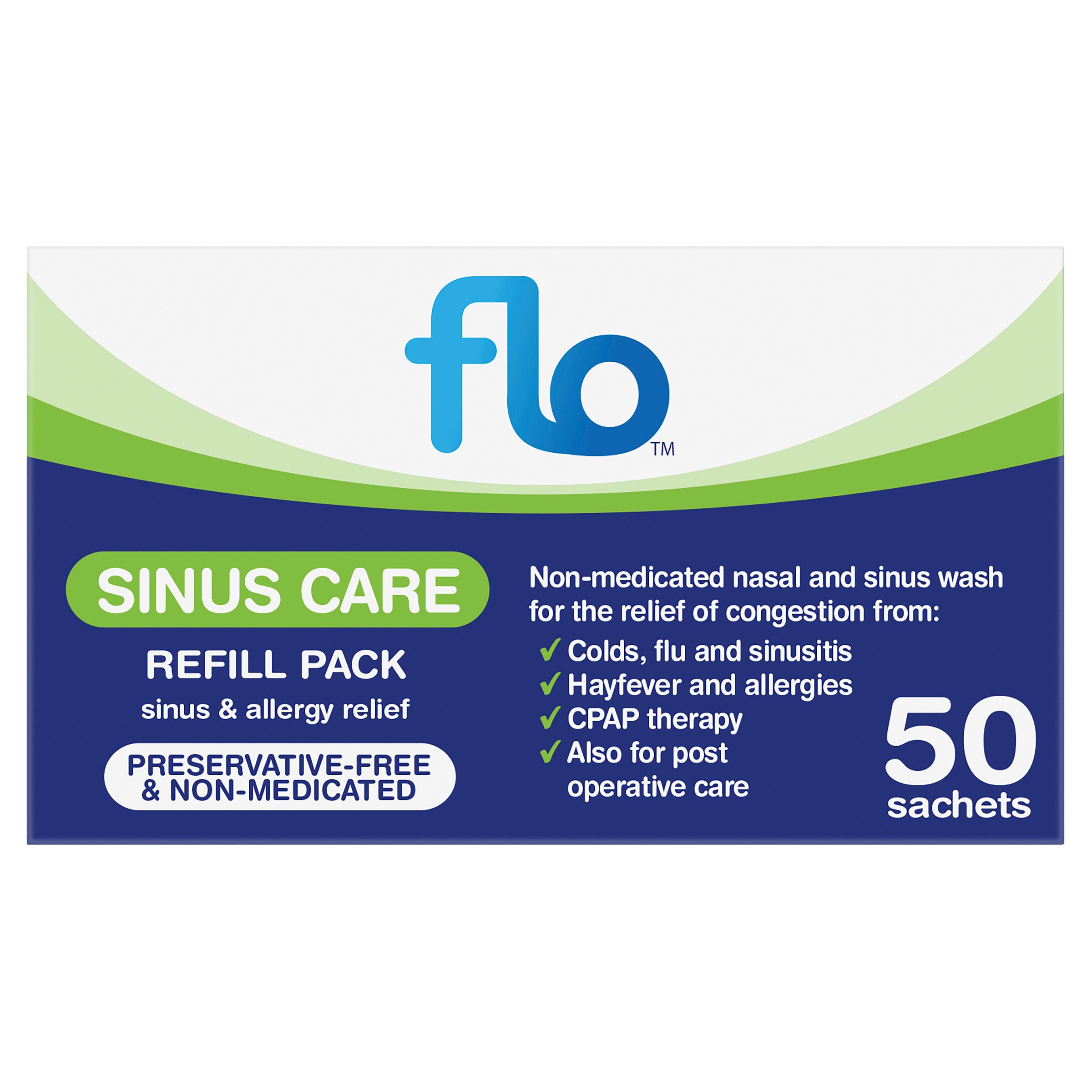 FLO Sinus Care Refill 50 sachets - Image 1