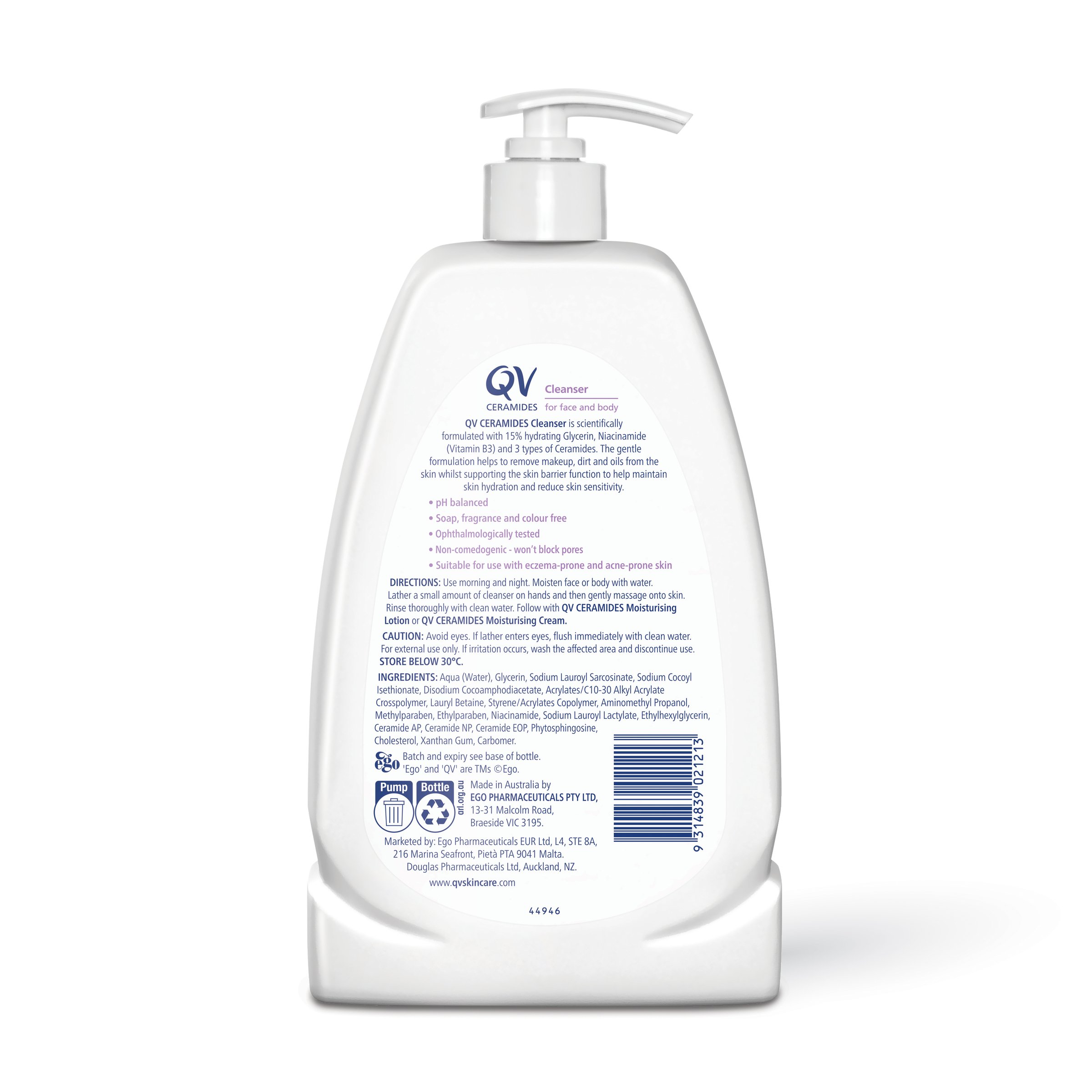 Ego QV Ceramides Cleanser 1kg - Image 2