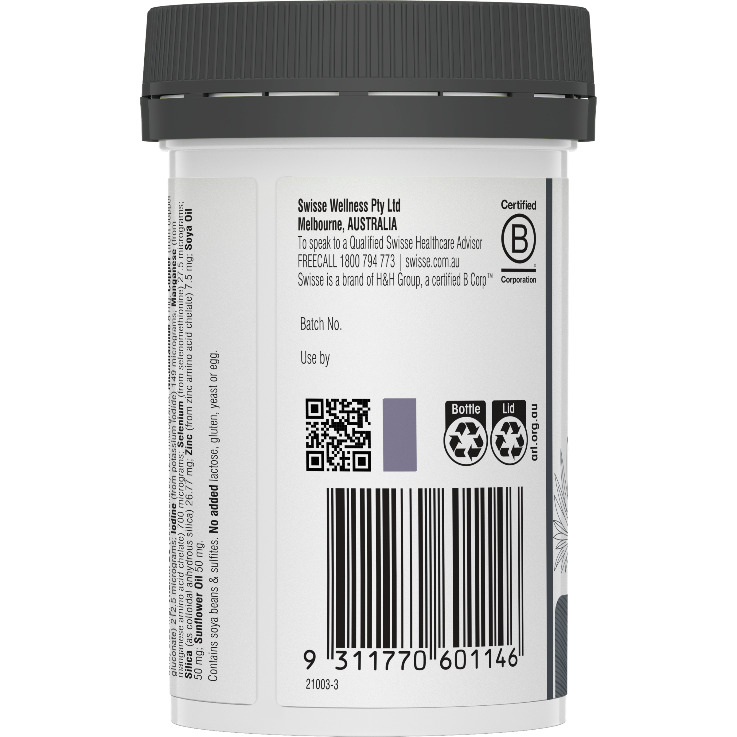 Swisse Ultiboost Hair Nutrition Men 60 capsules - Image 3