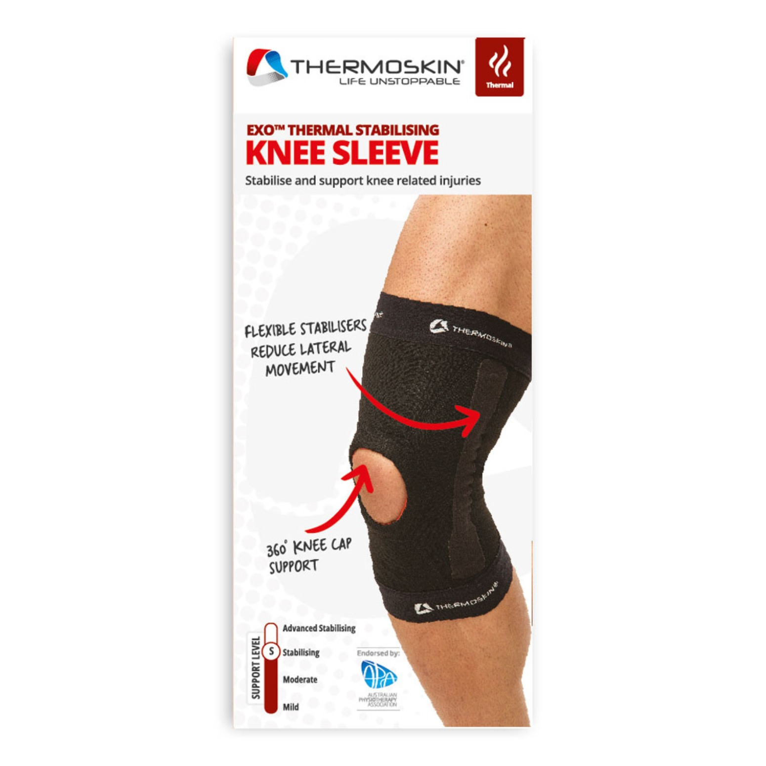 Thermoskin Exo Knee Stabiliser Extra Large 1 each - Image 2