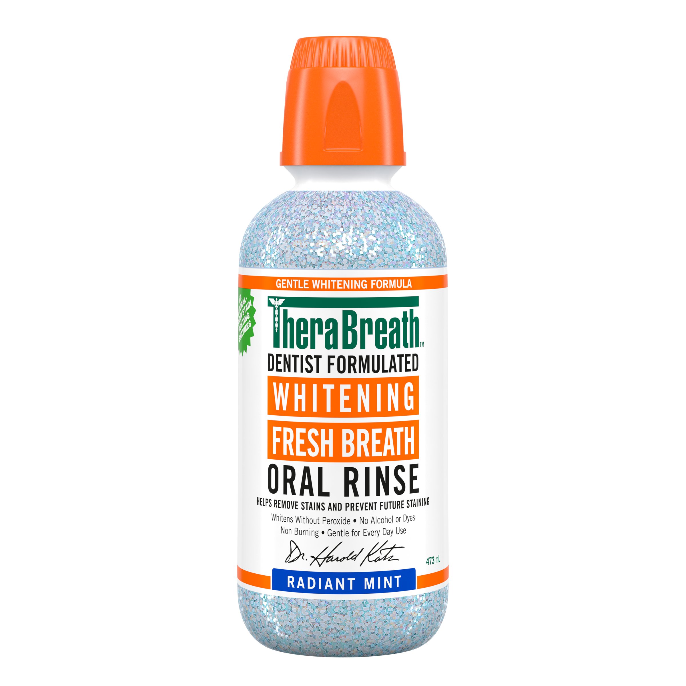 Therabreath Oral Rinse Whitening 473ml - Image 1