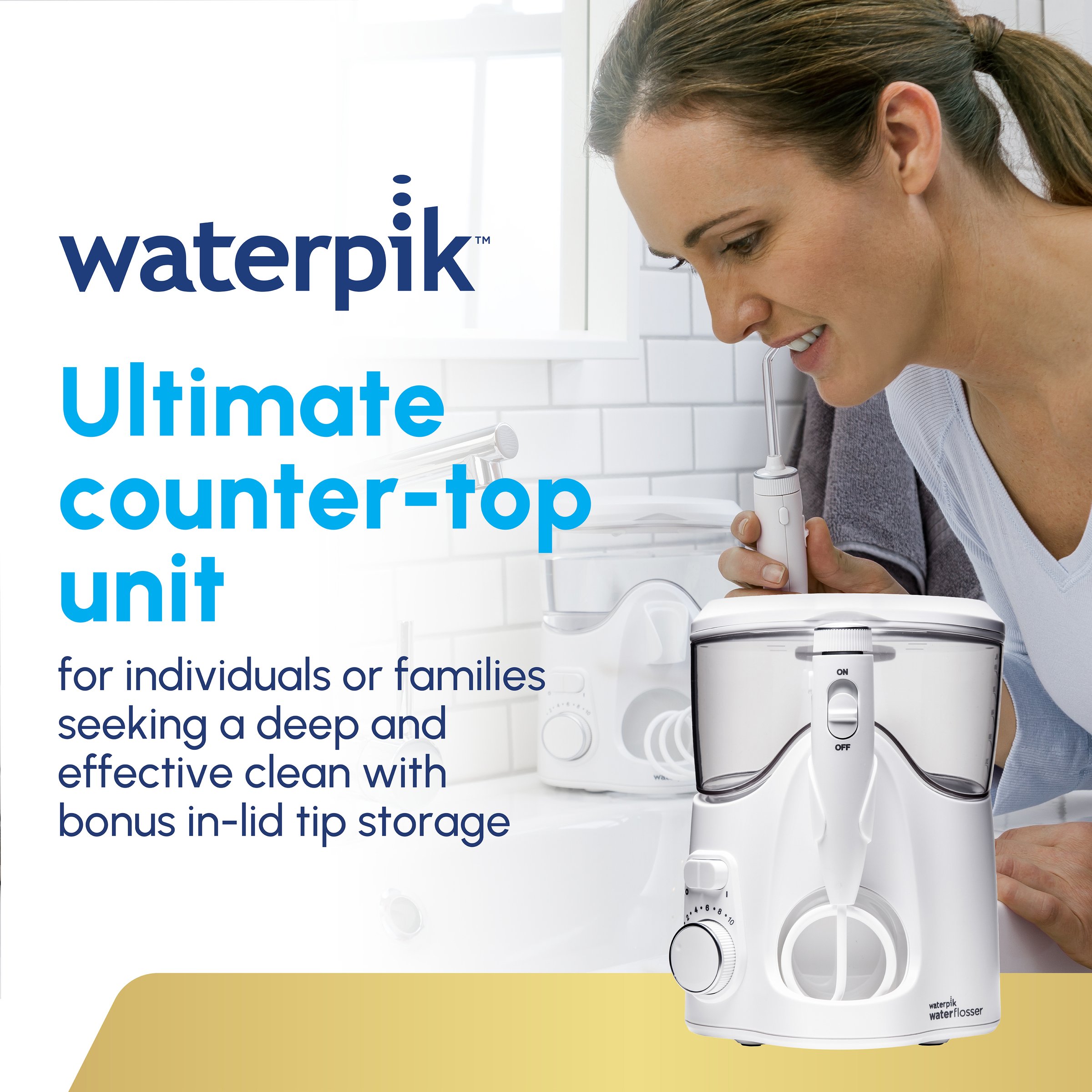 Waterpik Ultra Plus Waterflosser White 1 each - Image 6