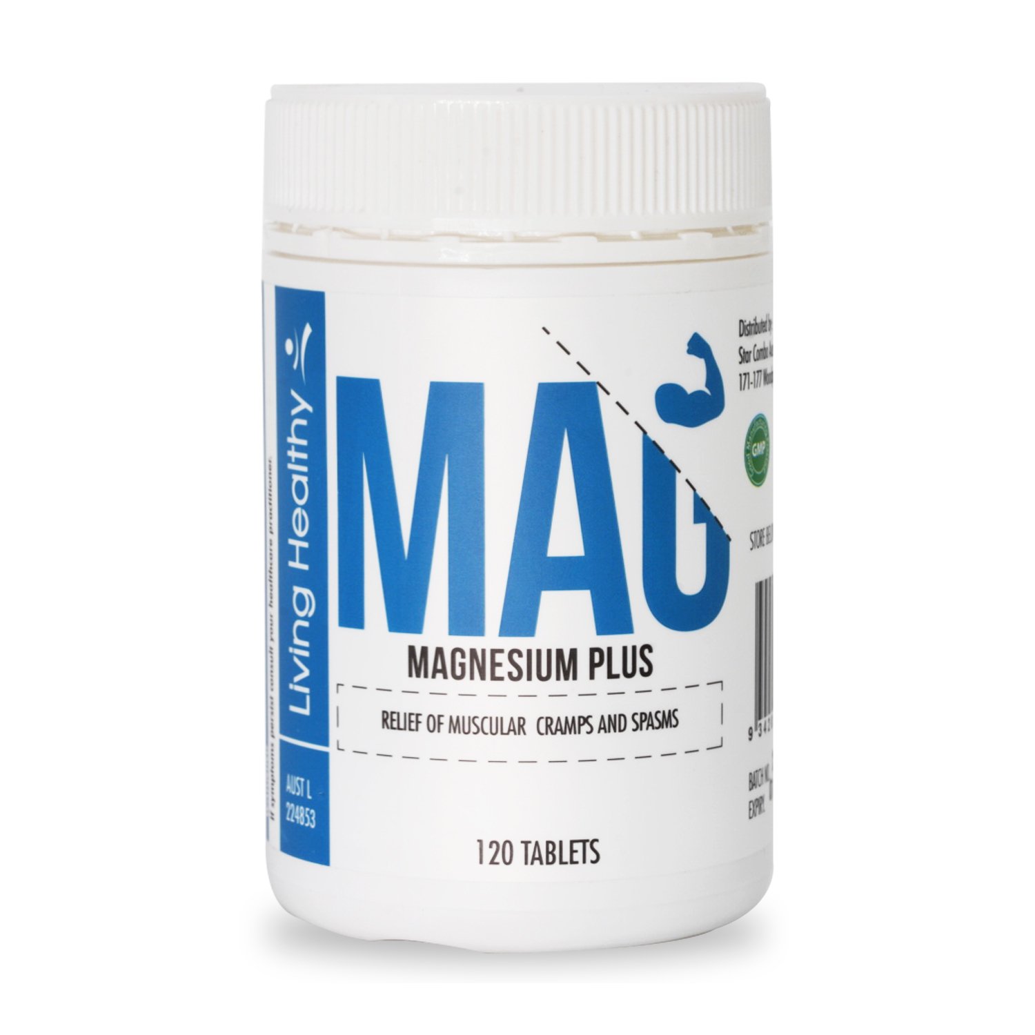 Living Healthy Magnesium Plus 120 tablets - Image 1
