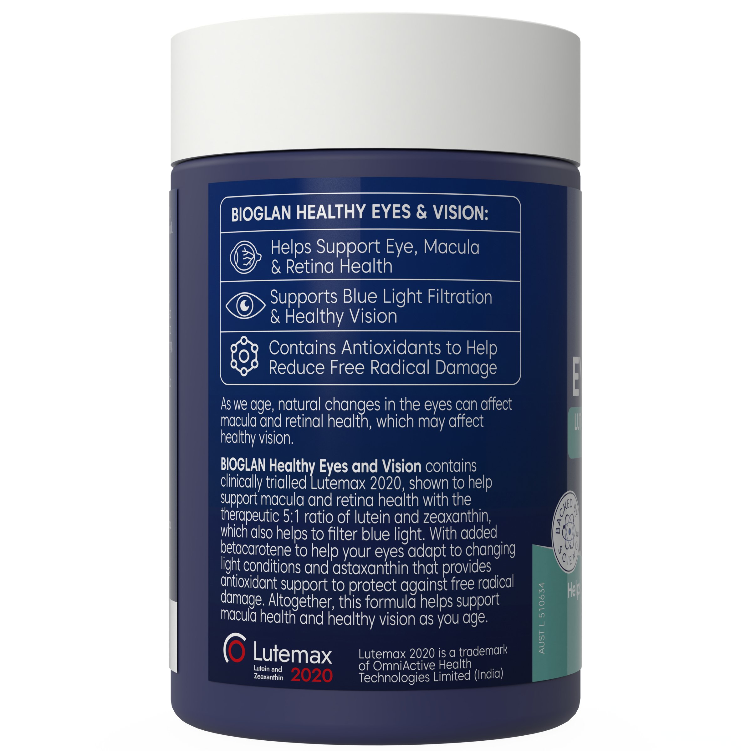 Bioglan Healthy Eyes & Vision 60 capsules - Image 2