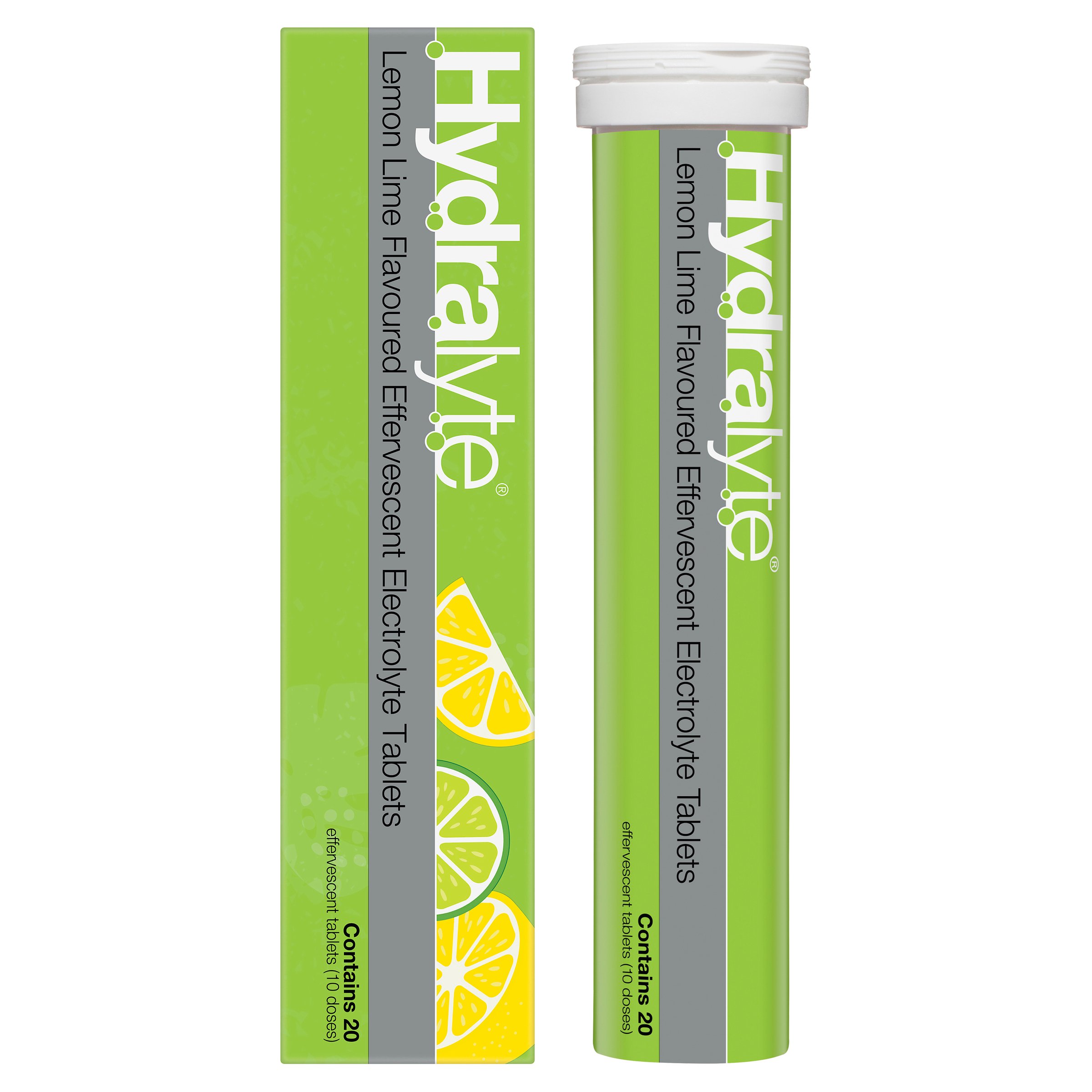 Hydralyte Effervescent Lemon Lime 20 tablets - Image 7