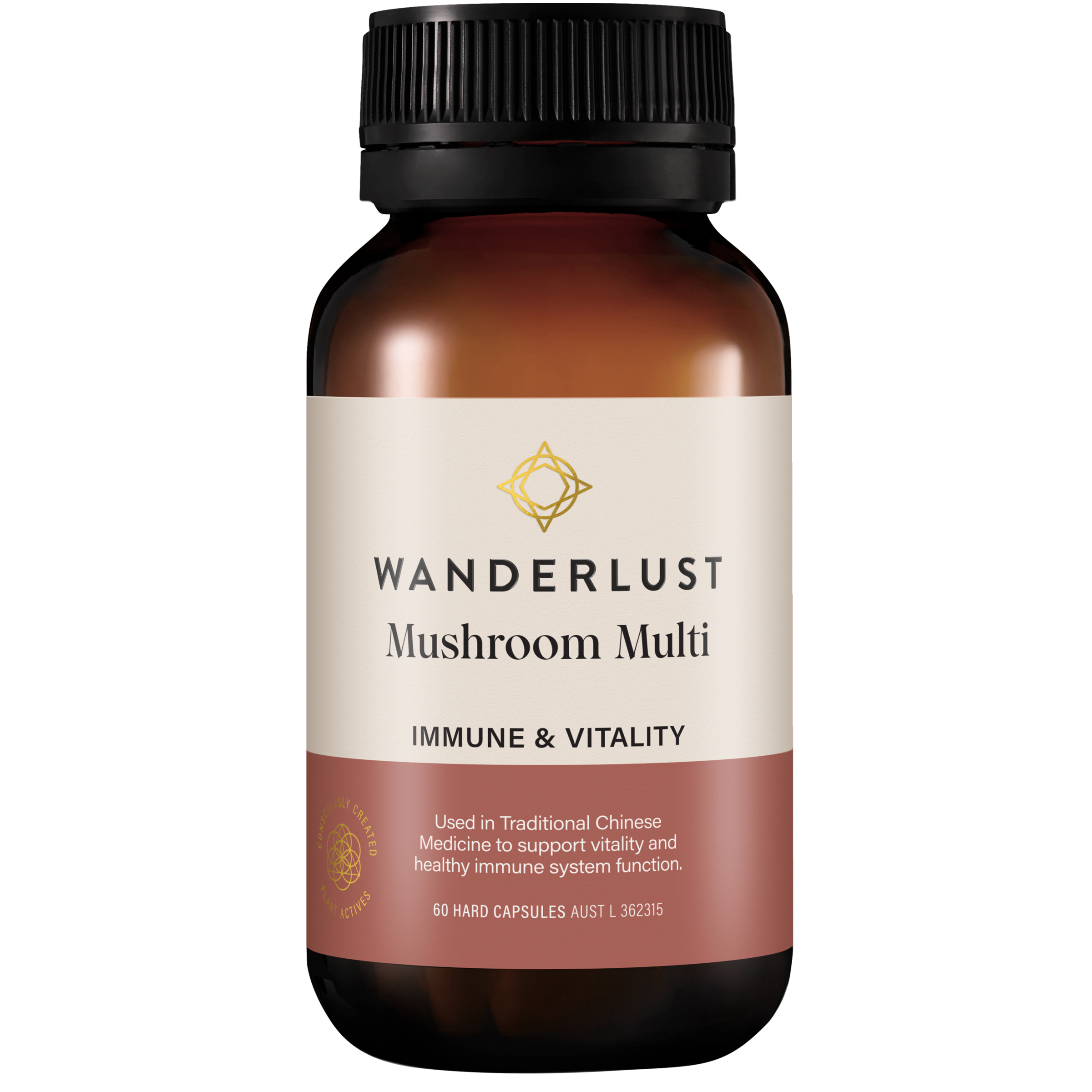 Wanderlust Mushroom Multi 60 capsules - Image 1
