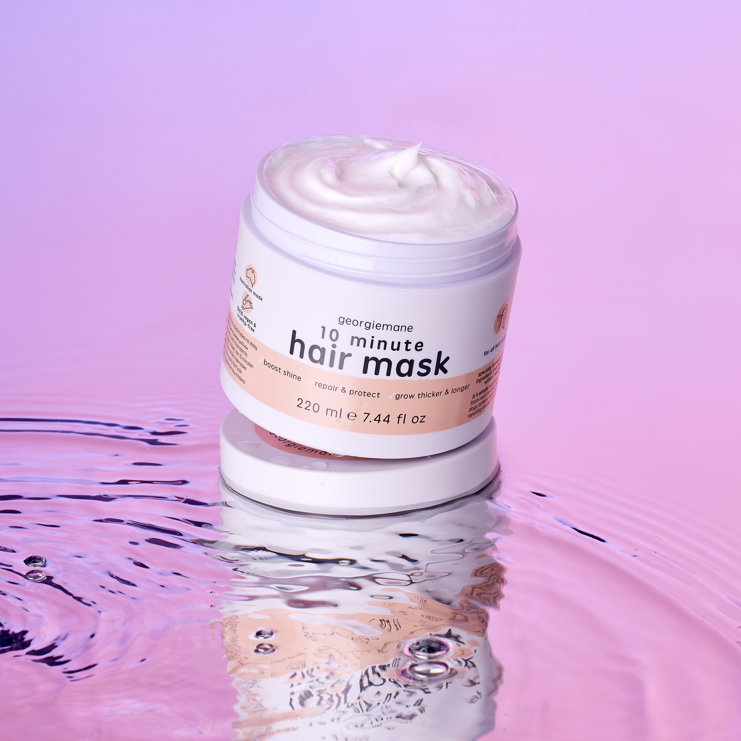 Georgiemane 10 Minute Hair Mask 220ml - Image 2