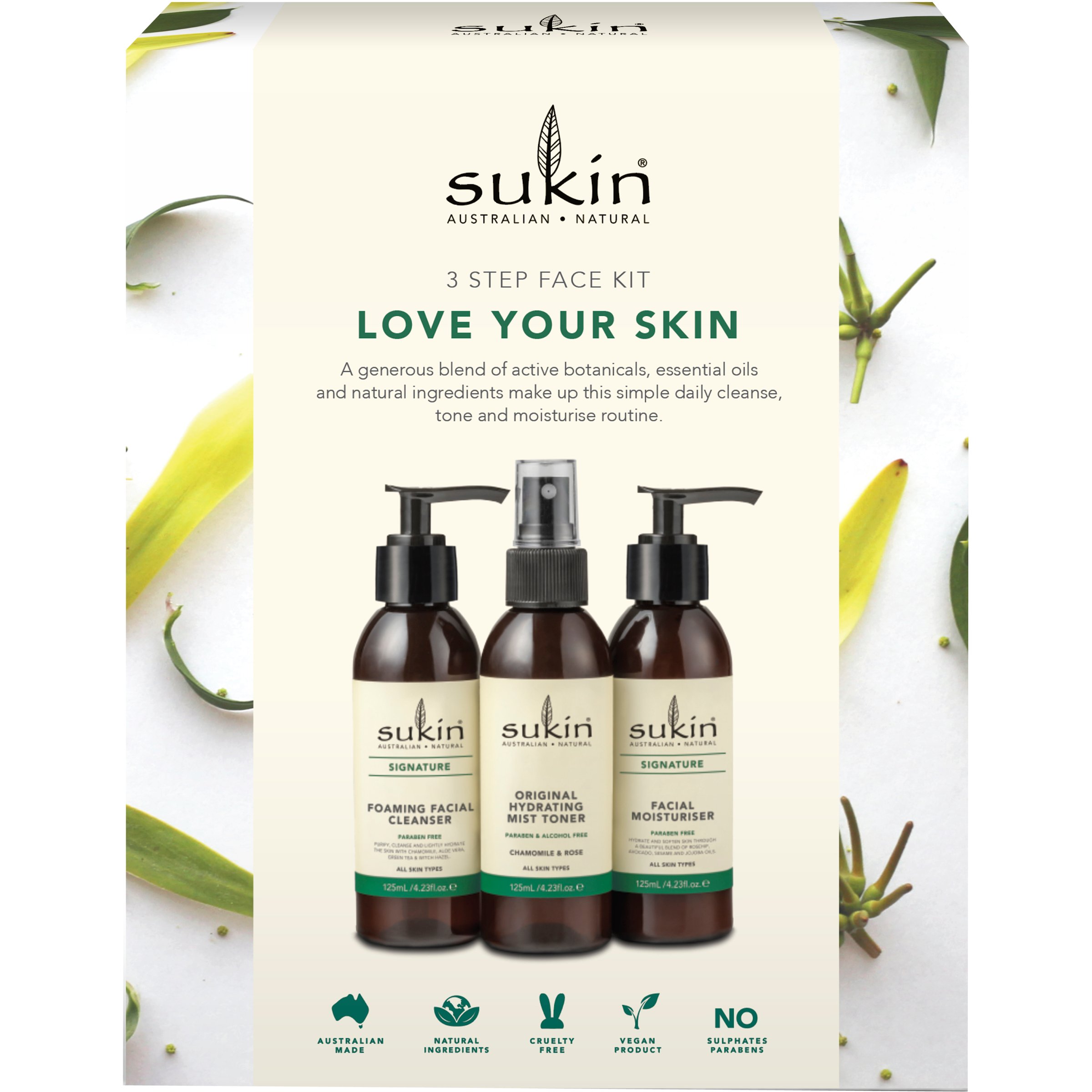 Sukin Love Your Skin Sensitive Pack 3 piece - Image 2