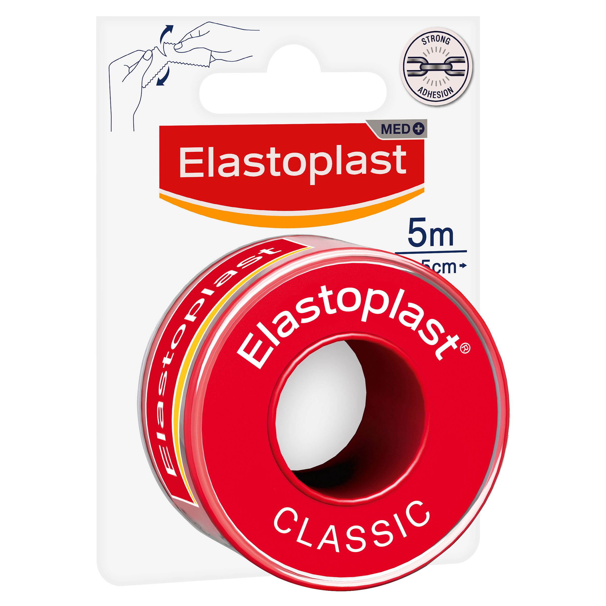 Elastoplast Classic Tape 5m X 2.5cm - 1 roll - Image 4