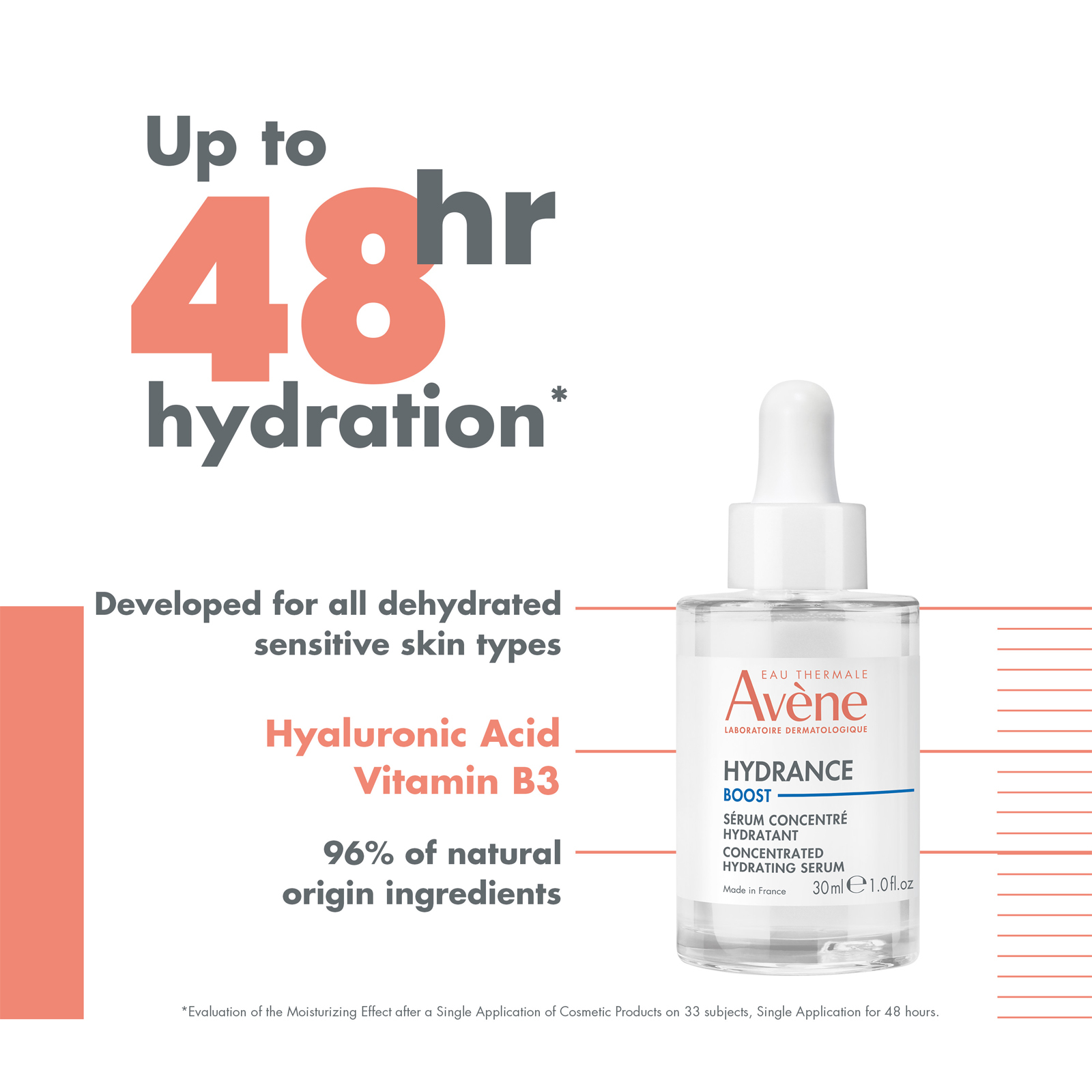 Avene Eau Thermale Hydrance Boost Concentrated Hydrating Serum 30ml - Image 3