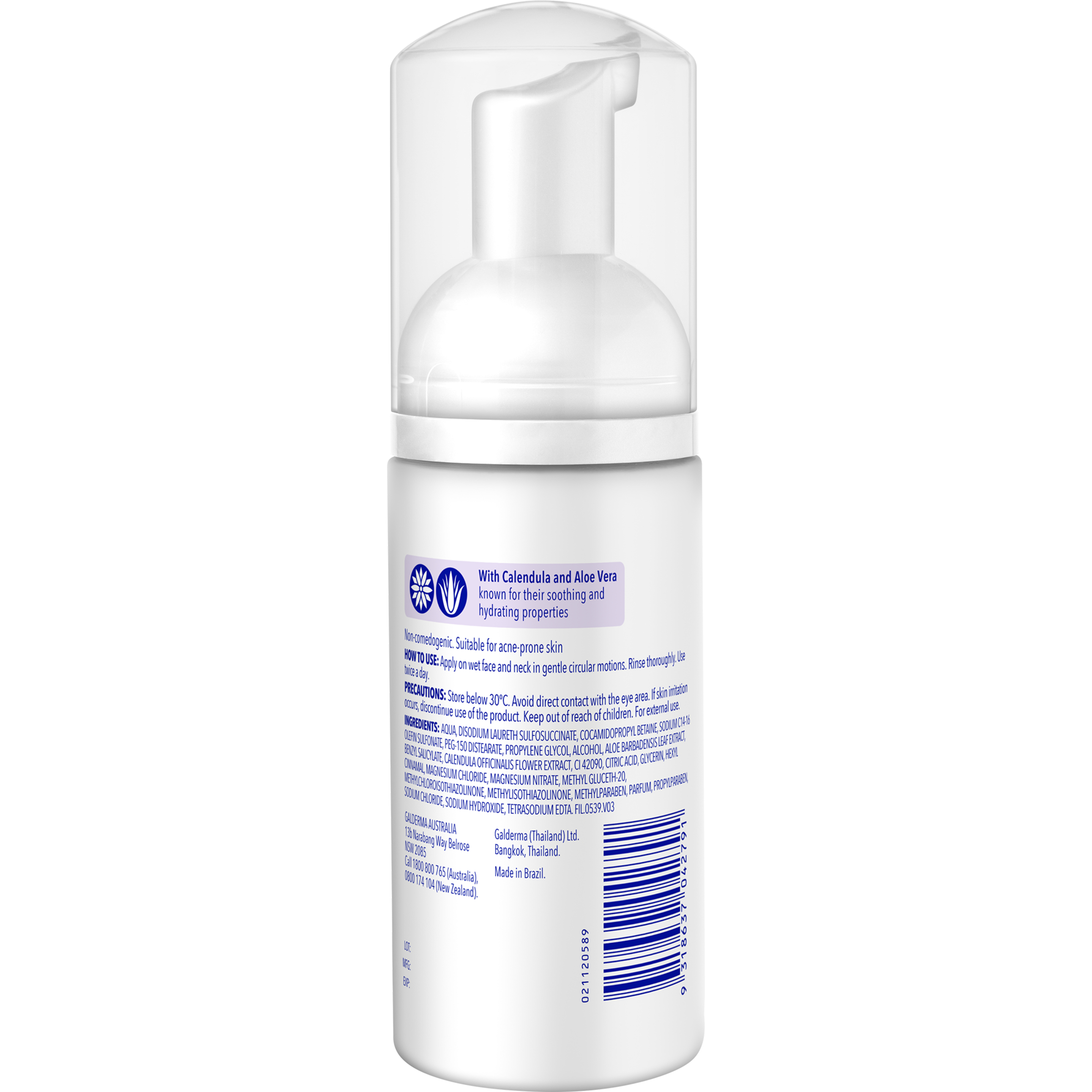 Benzac Daily Purifying Foam Cleanser 130ml - Image 2