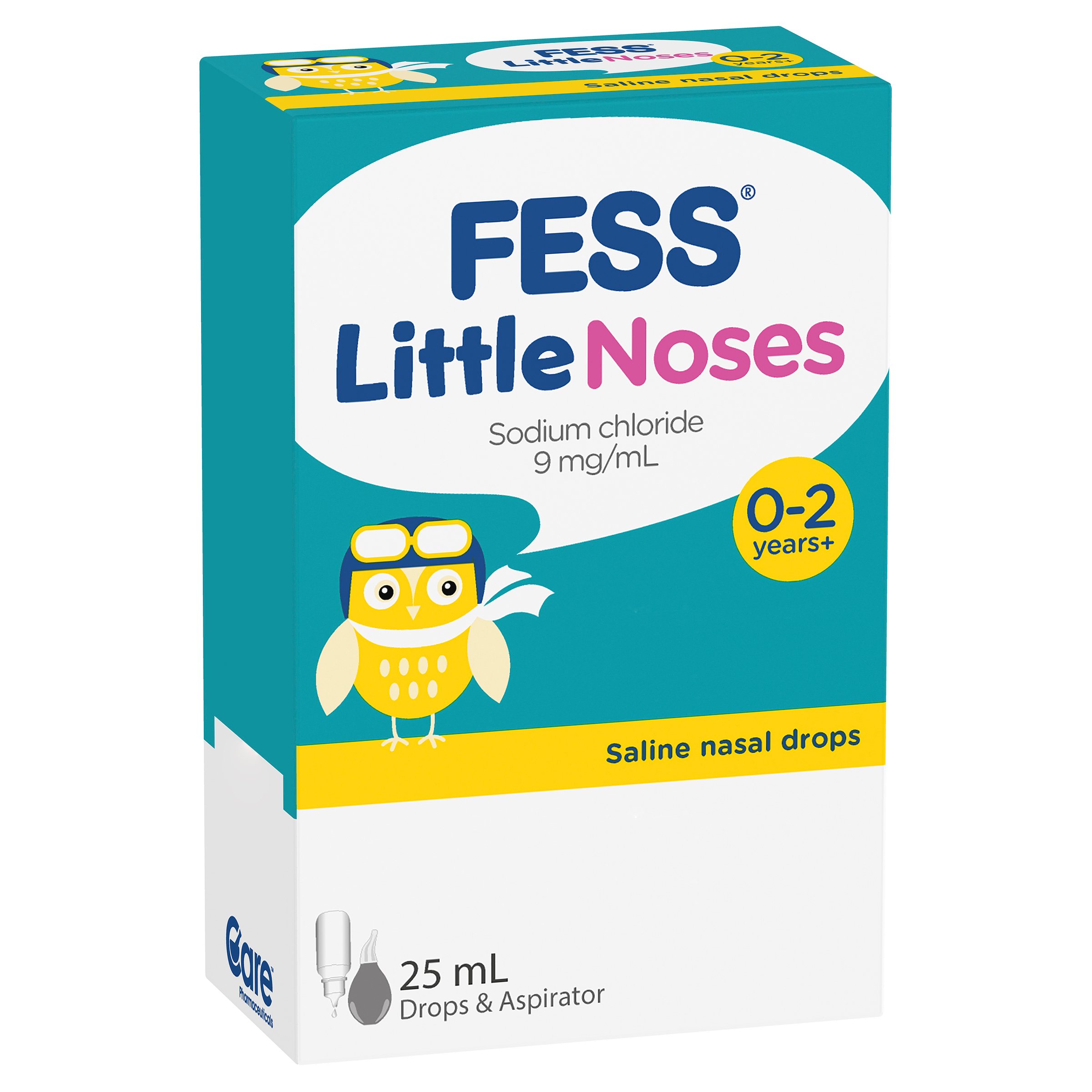 Fess Little Noses Saline Nasal Drops And Aspirator 25ml - Image 8
