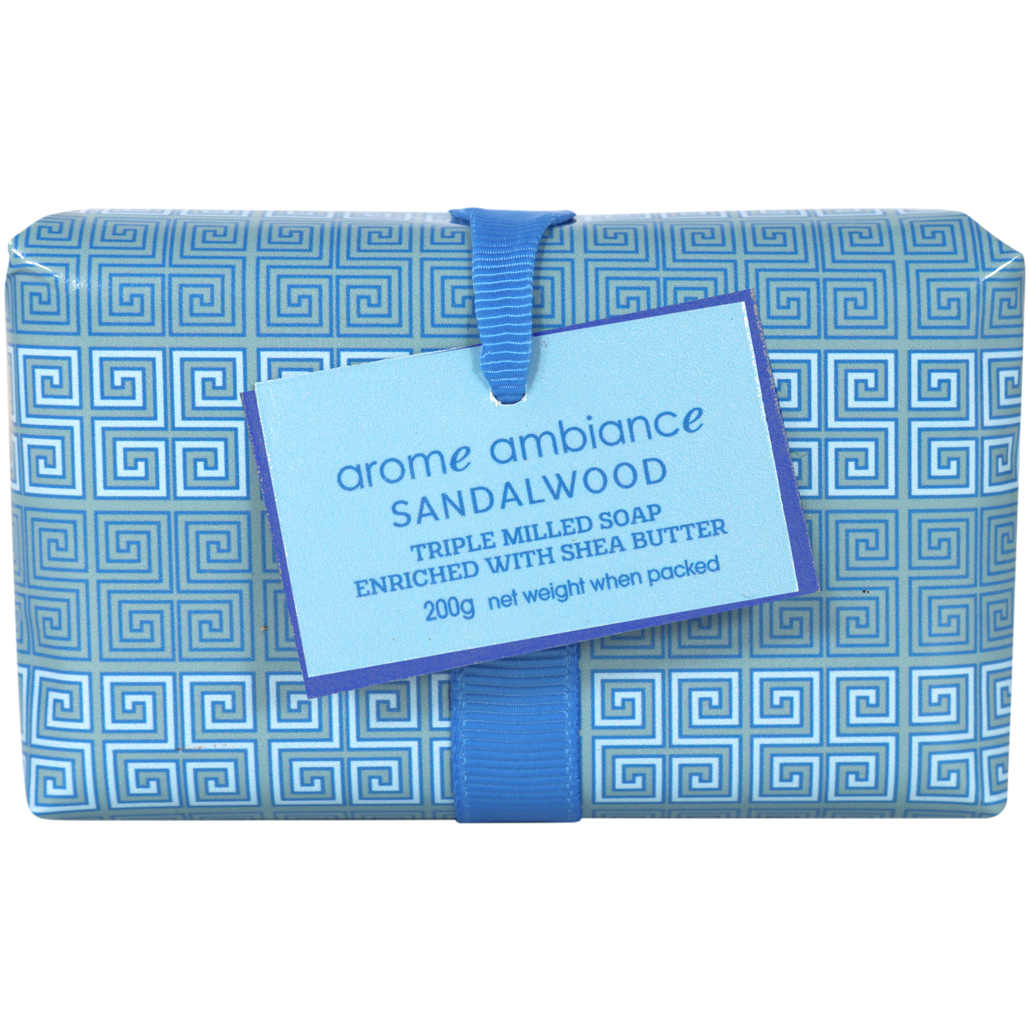 Arome Ambiance Wrapped Triple Milled Soap Sandalwood 200g - Image 1